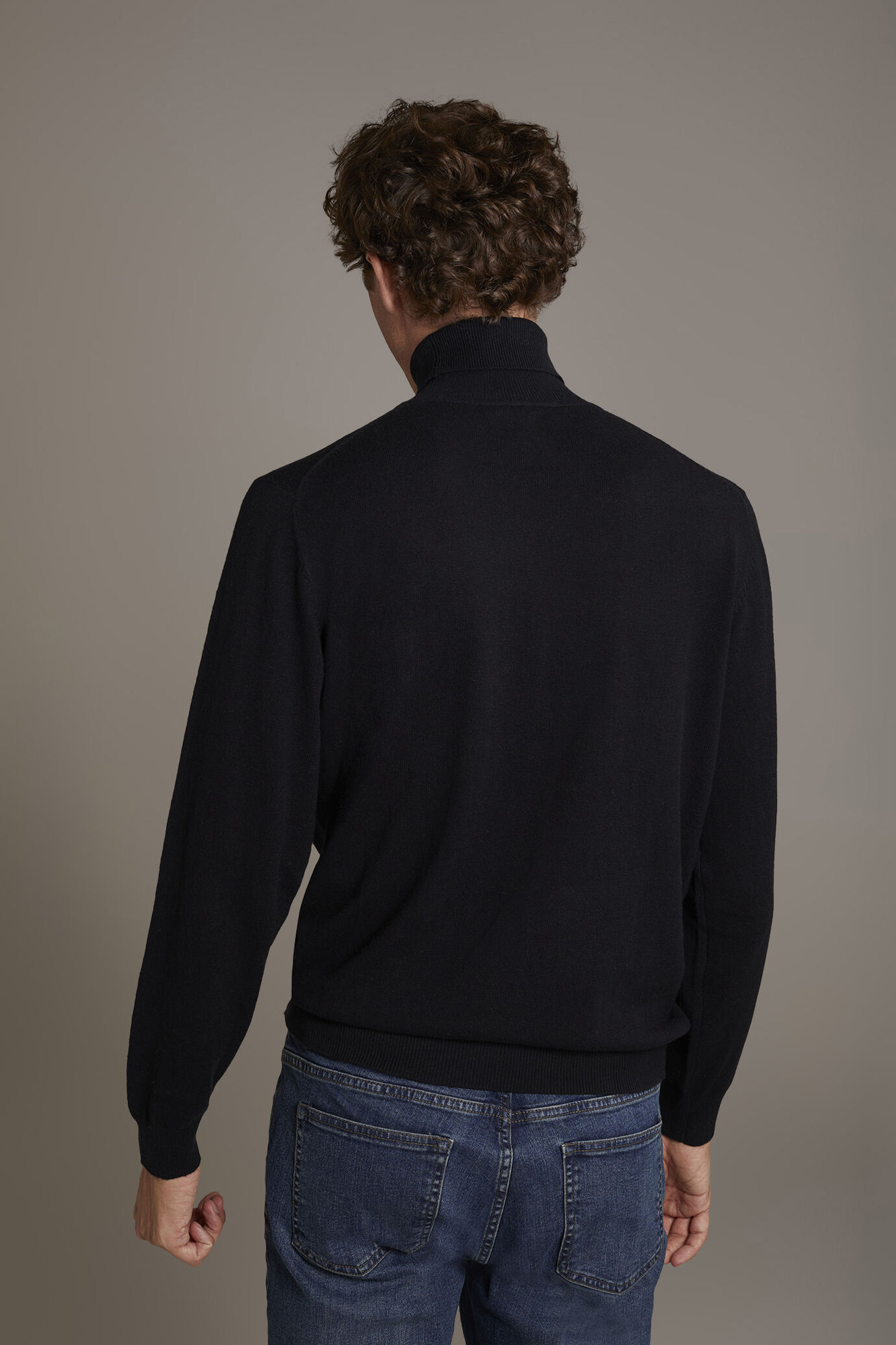 Wool blend turtleneck sweater image number 4