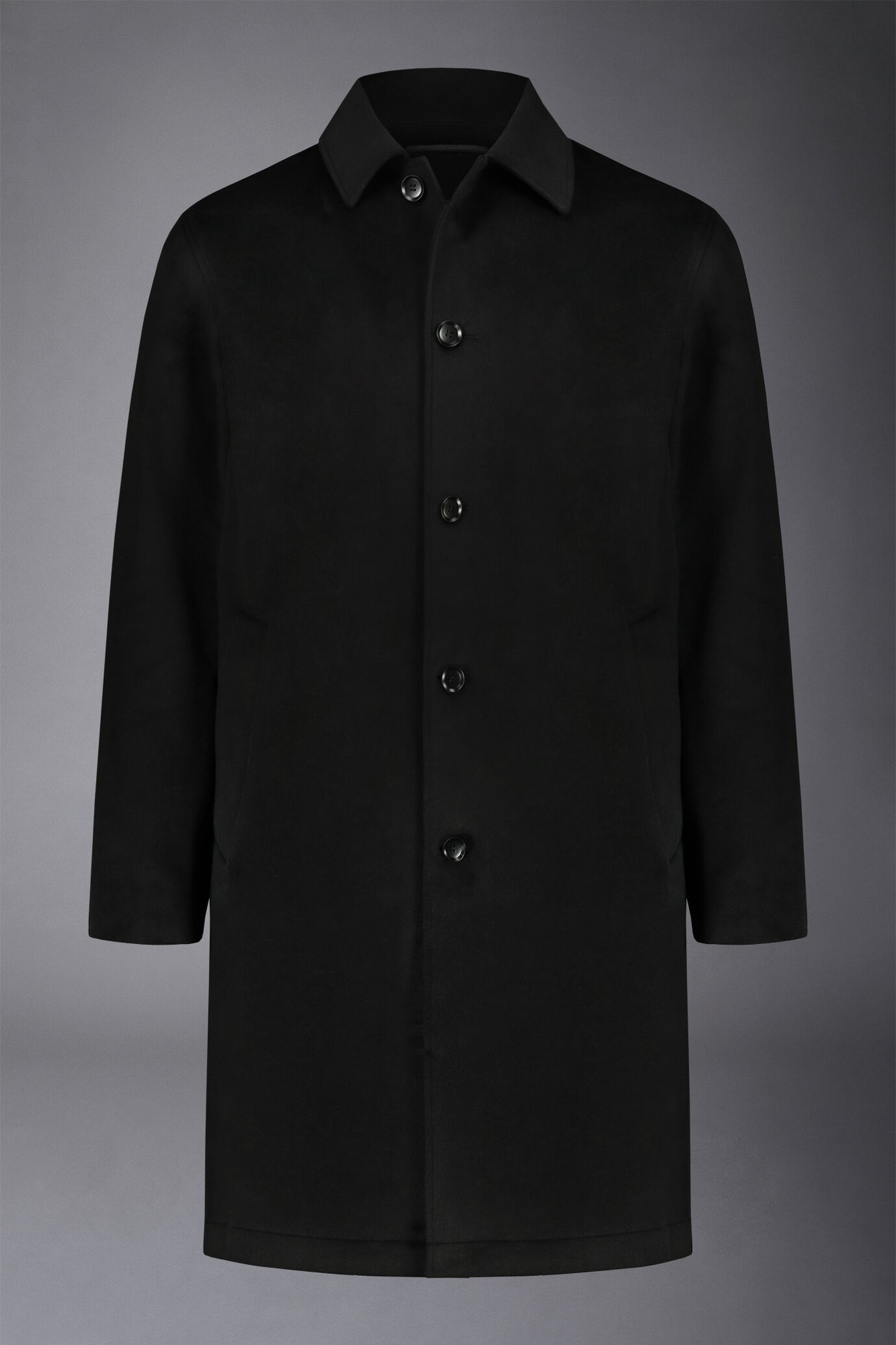 Cappotto uomo monopetto misto lana image number 0