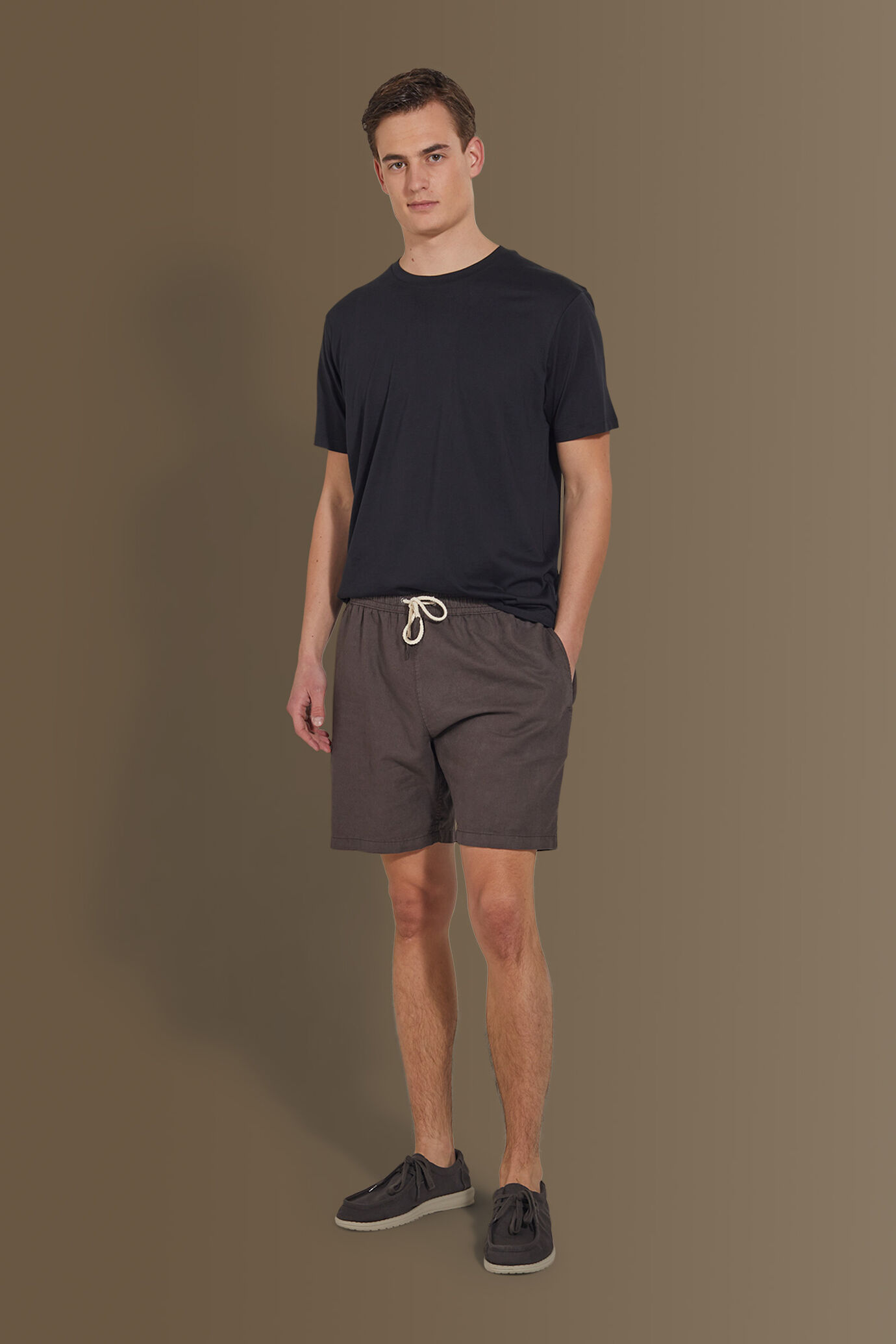 Swimsuit blended linen solid colour image number 0