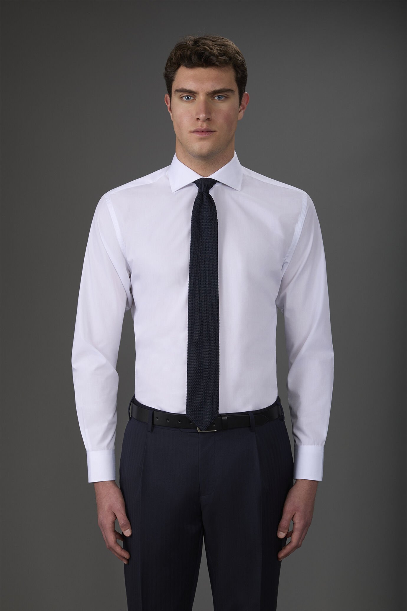 Men's french collar classic shirt