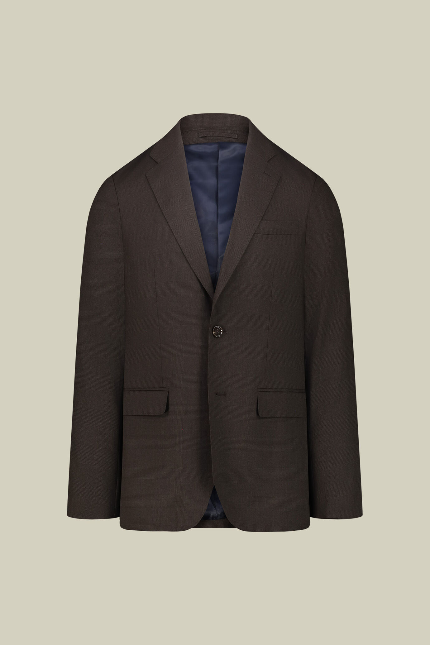 Costume homme crois&eacute; simple en motif Prince de Galles coupe classique image number 4