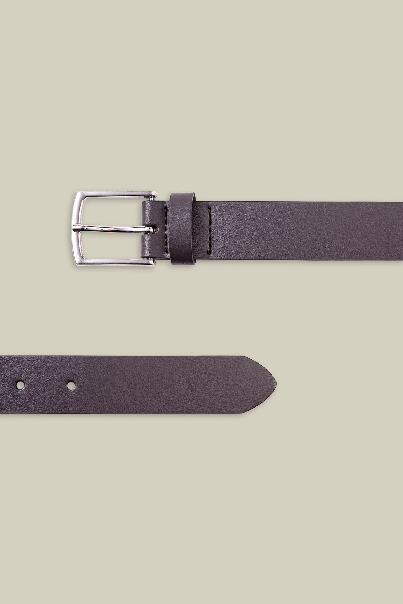 Ceinture classique pour homme en cuir véritable image number 2