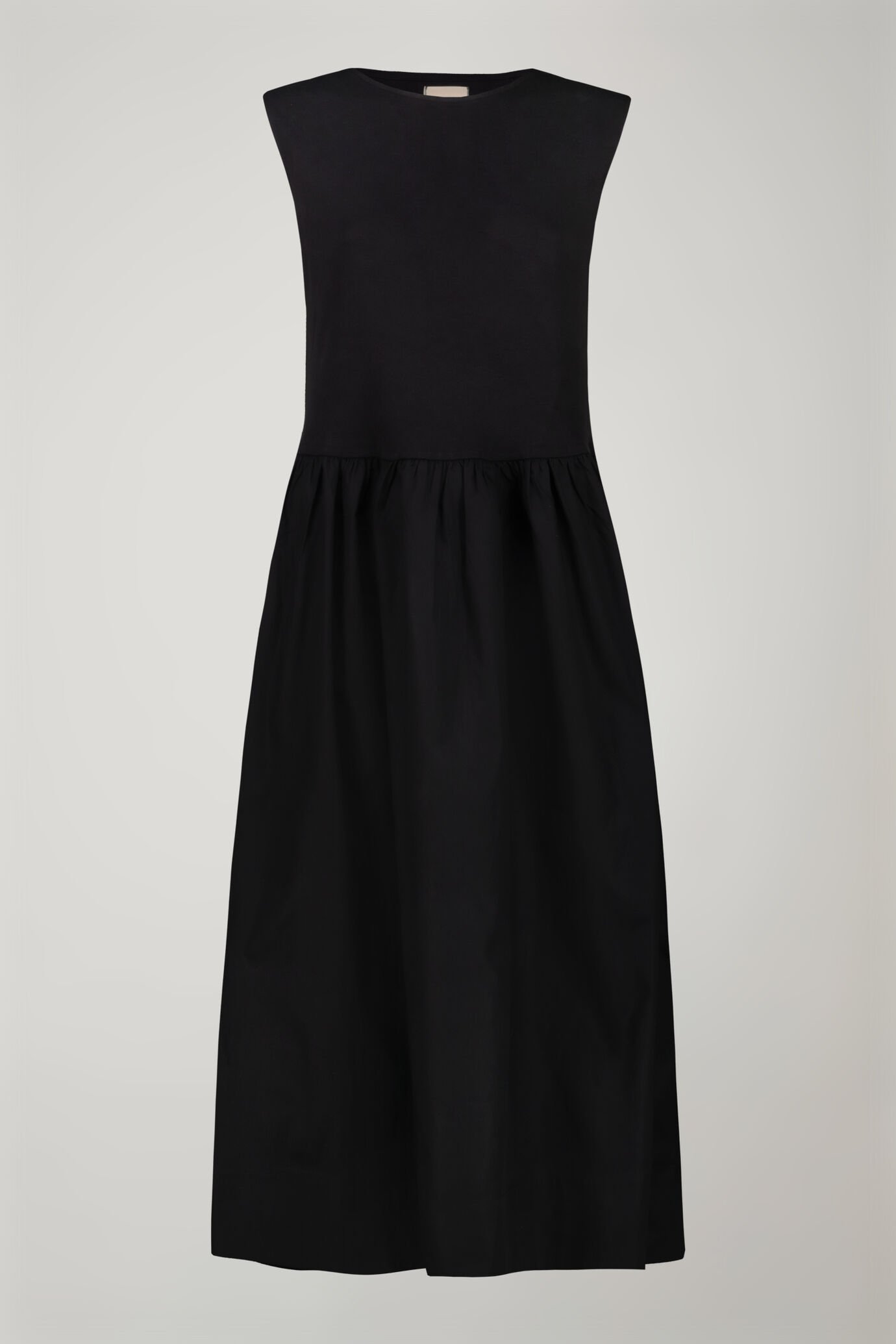 Robe midi femme, sans manches en 100 % jersey de coton, coupe régulière image number 4