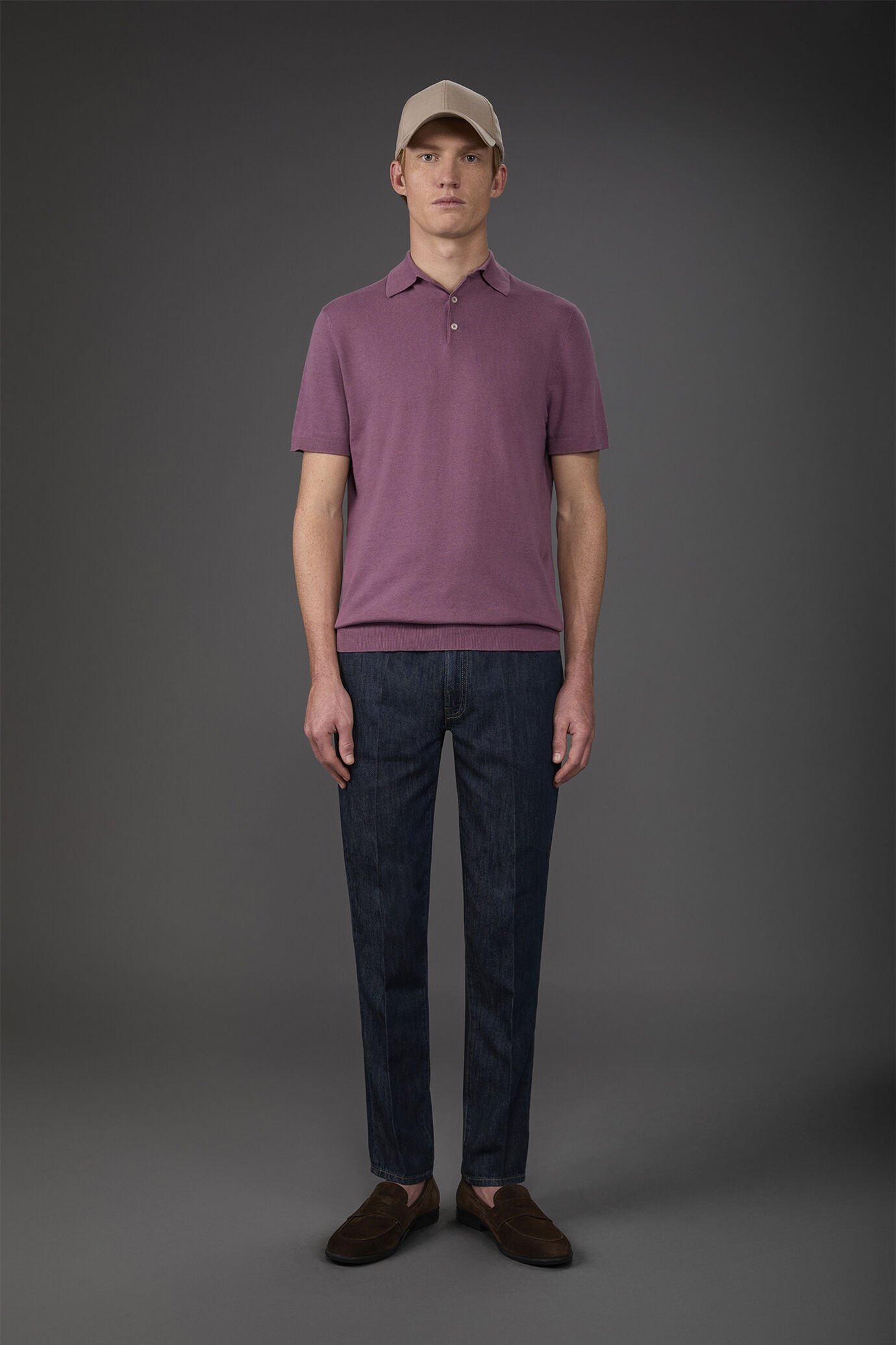 Polo uomo in maglia maniche corte image number 0