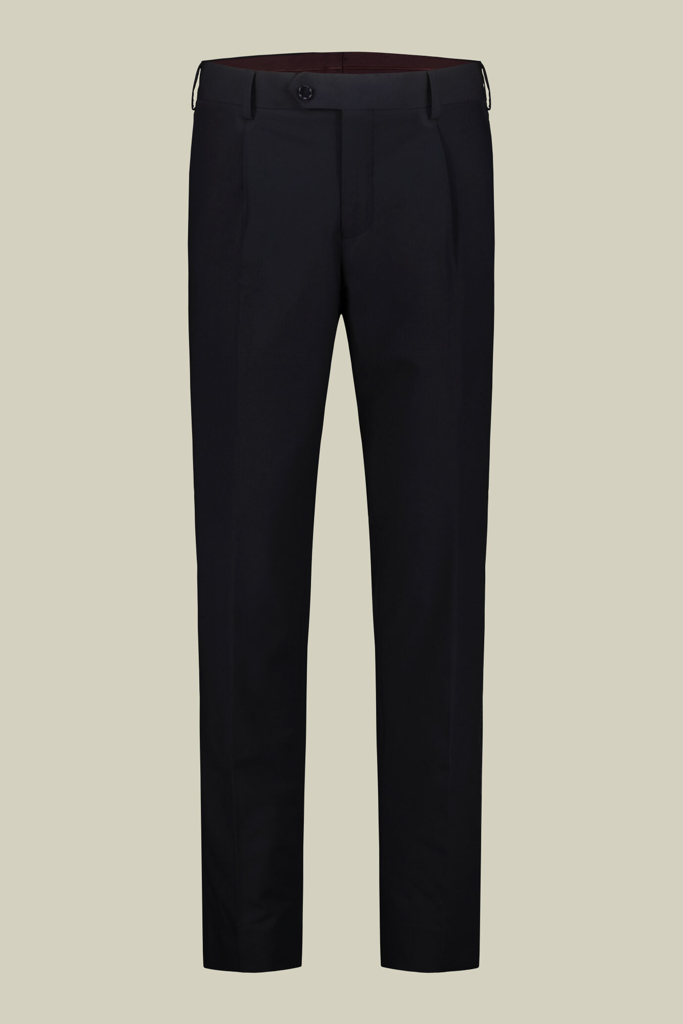 Abito uomo doppiopetto con pantalone ad una pinces in tessuto bi-stretch image number 6