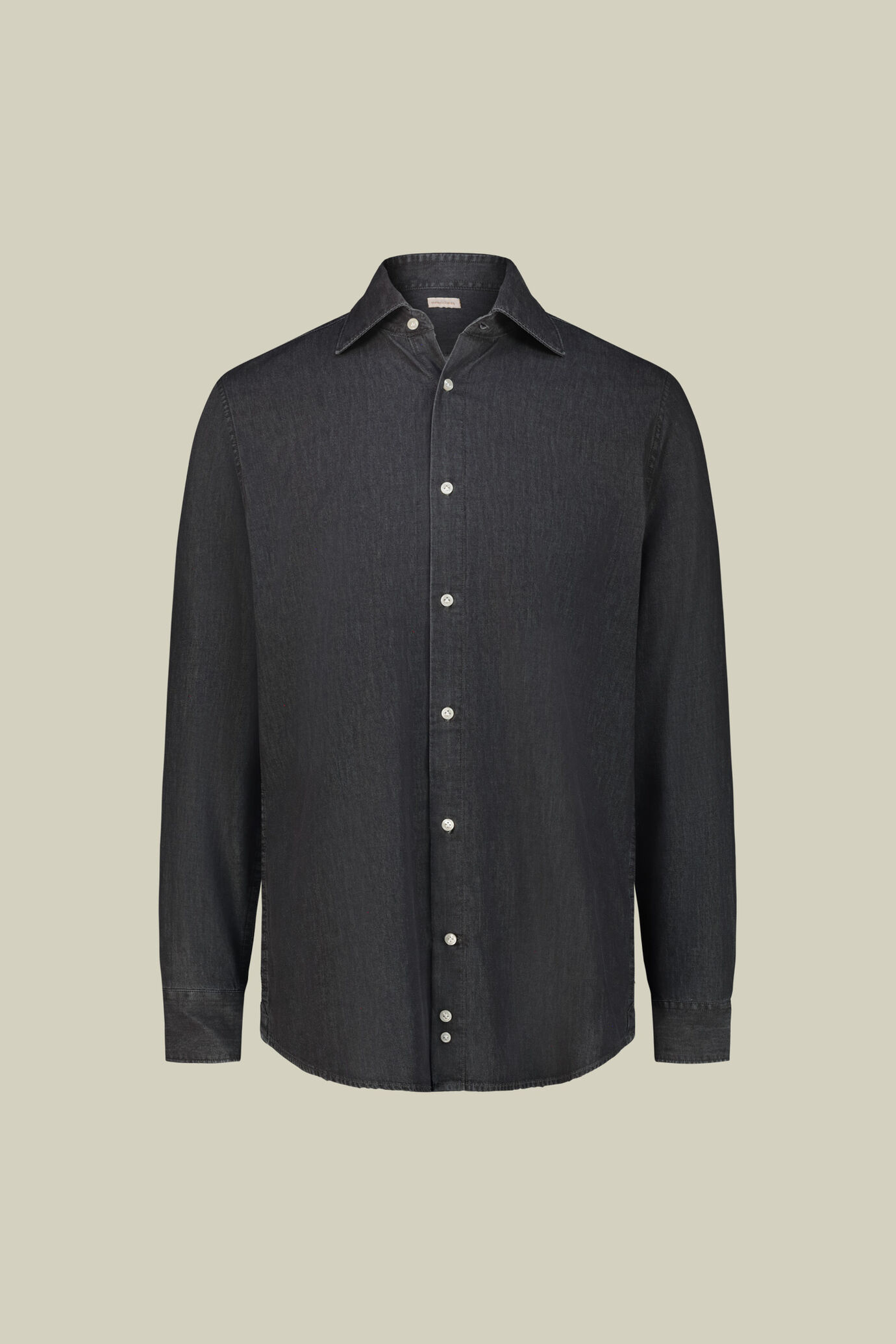 Men&rsquo;s Slim-fit Denim Fabric Shirt image number 4