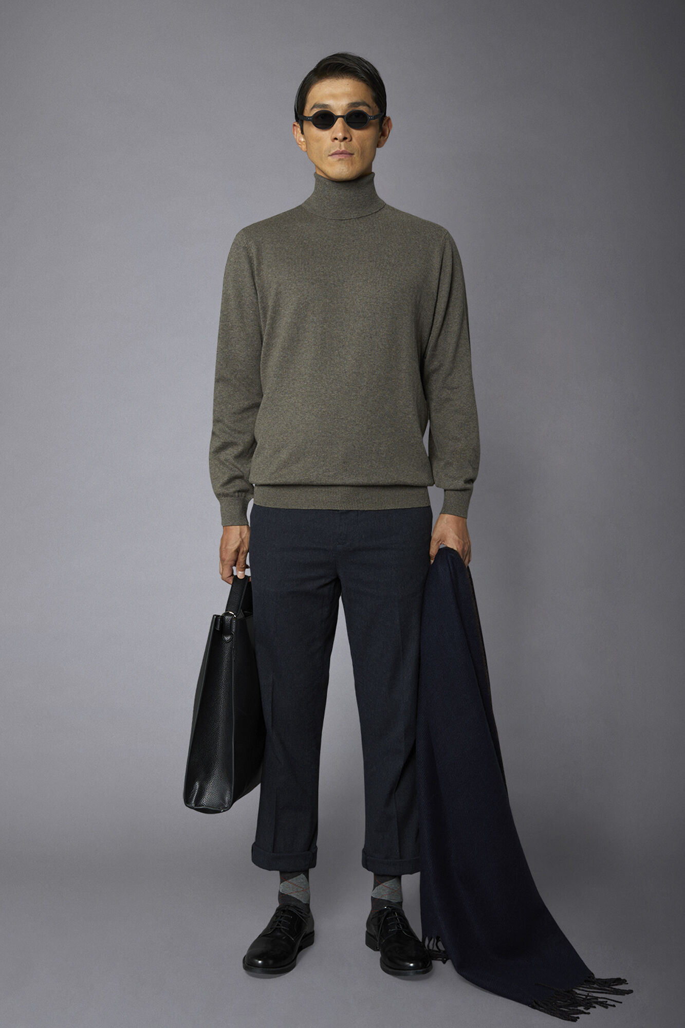 Maglia uomo dolcevita lana e cotone Doppelganger Maglie Uomo Online