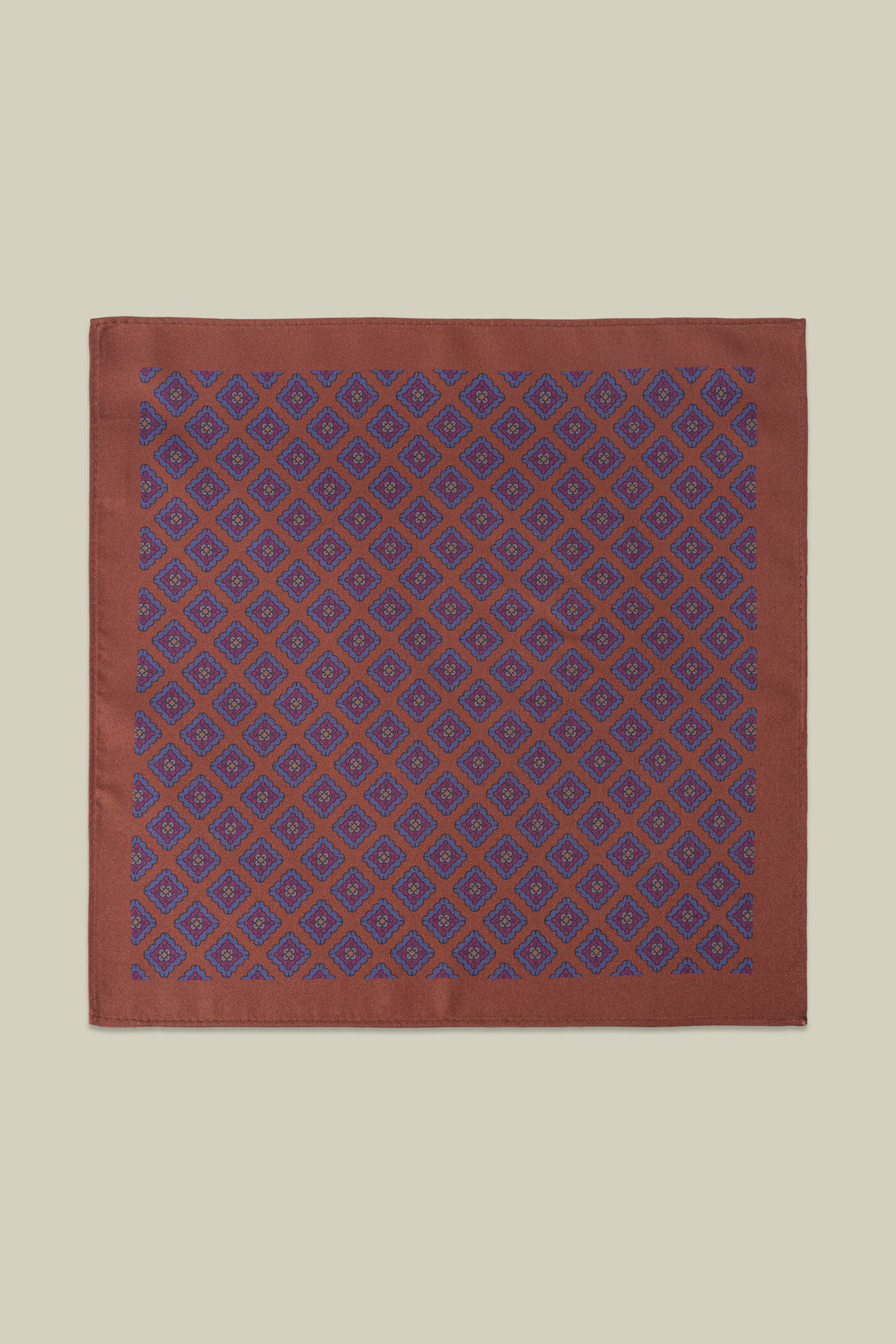 Pochette uomo fantasia geometrica