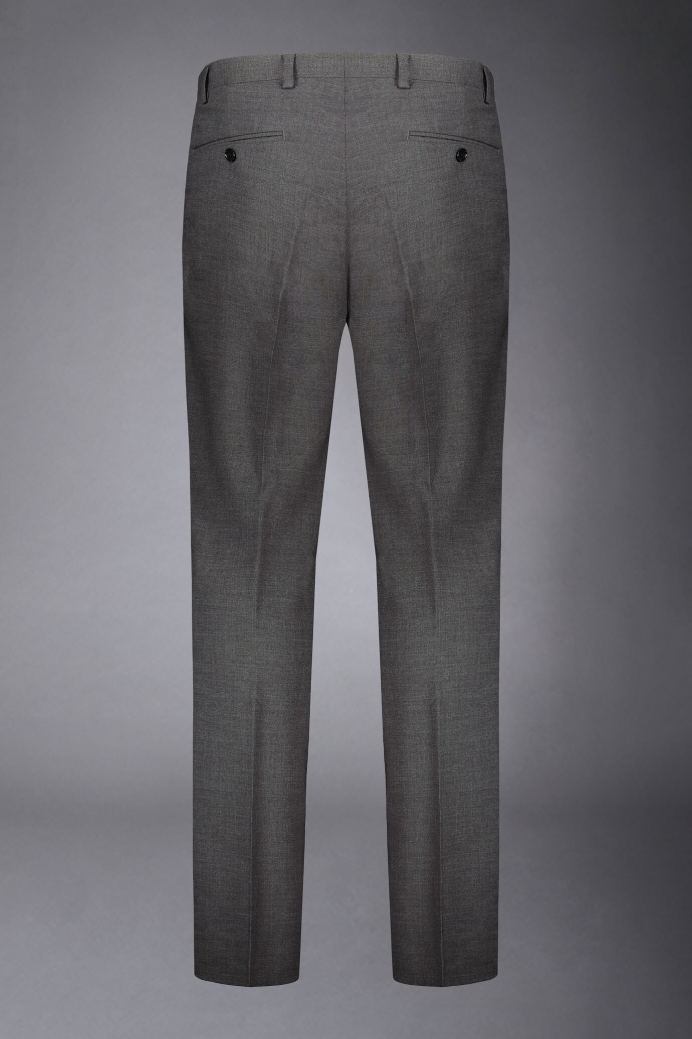 Men's regular fit single-breasted suit in grisaille fabric image number 8