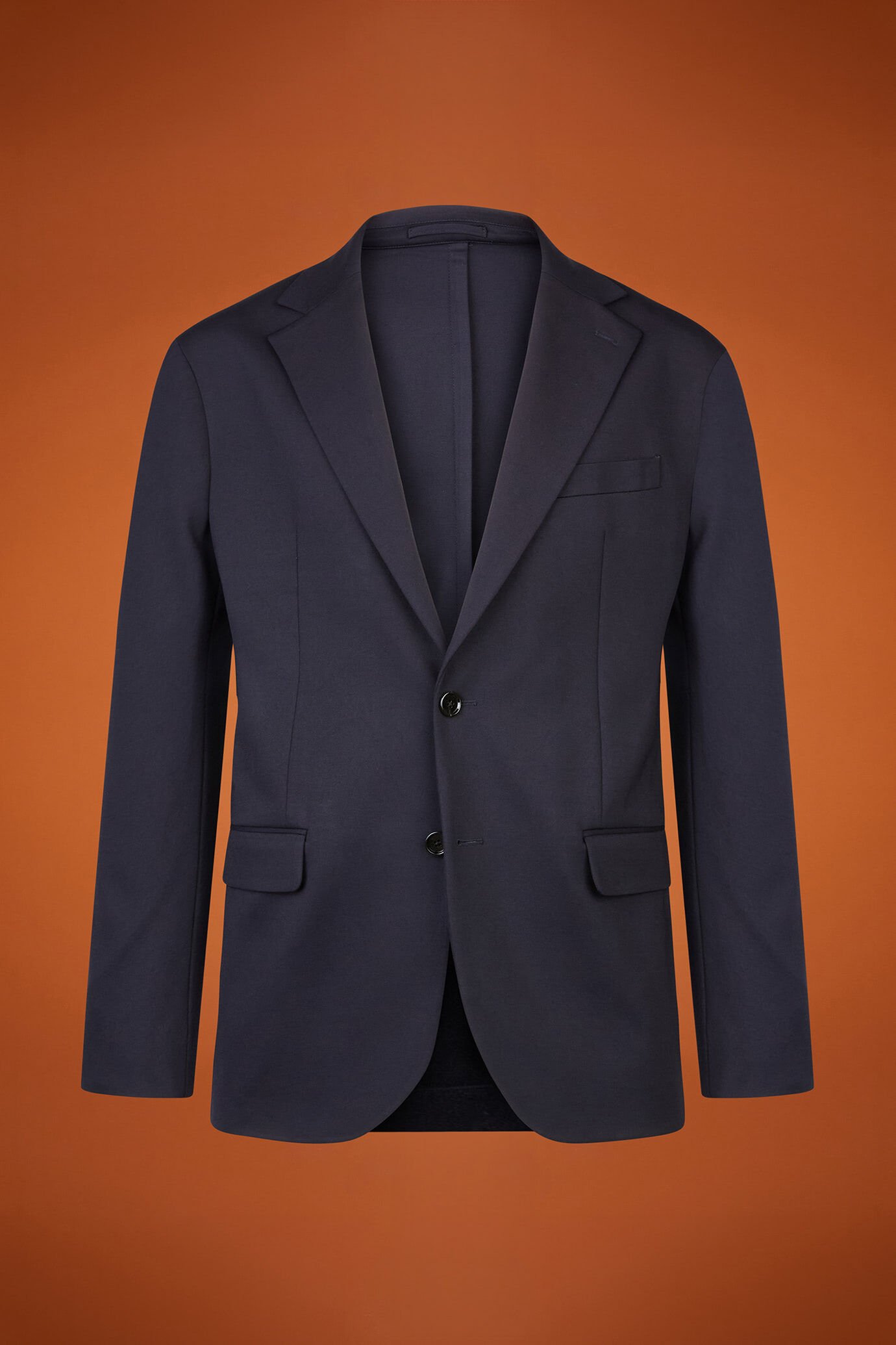 Giacca uomo monopetto in jersey regular fit