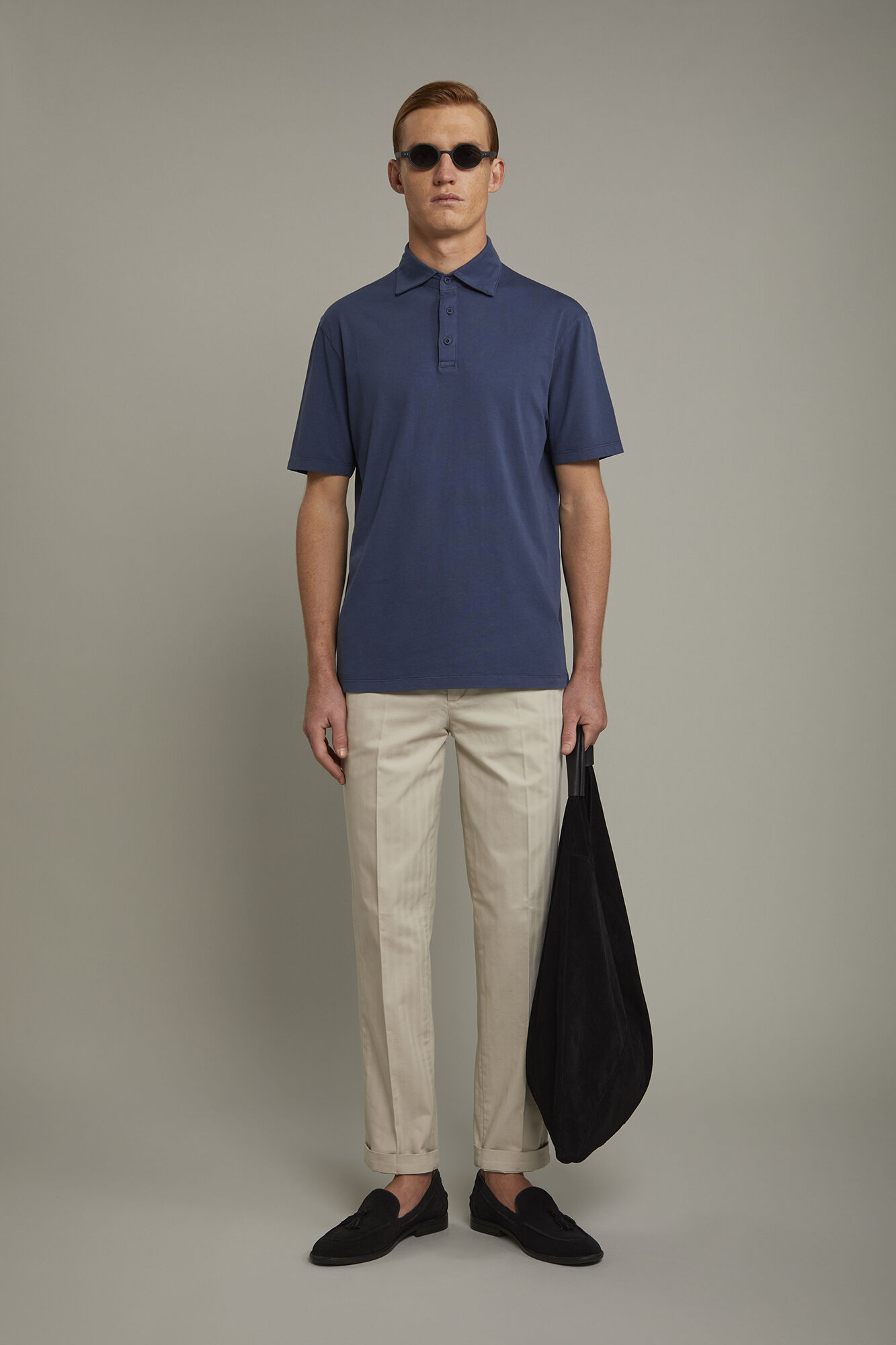 Polo uomo manica corta 100% cotone regular fit