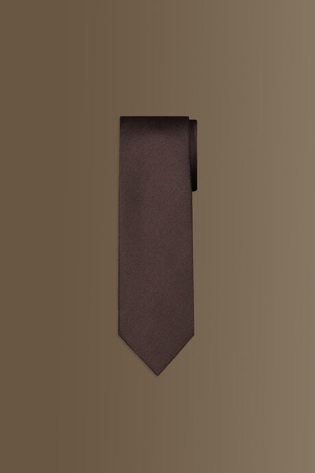 Cravatta misto bamboo - tinta unita