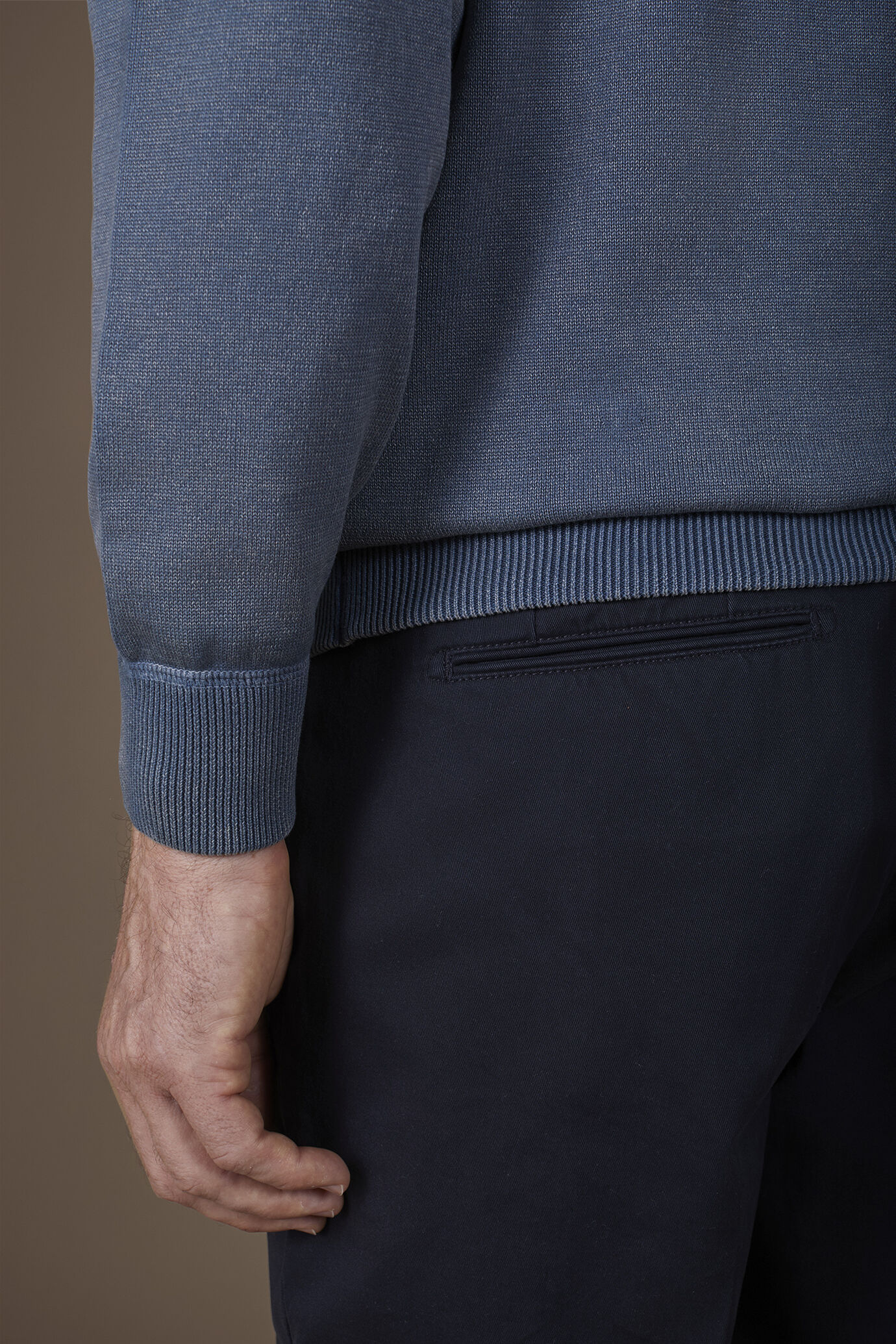 Maglia uomo girocollo 100% cotone regular fit image number 3