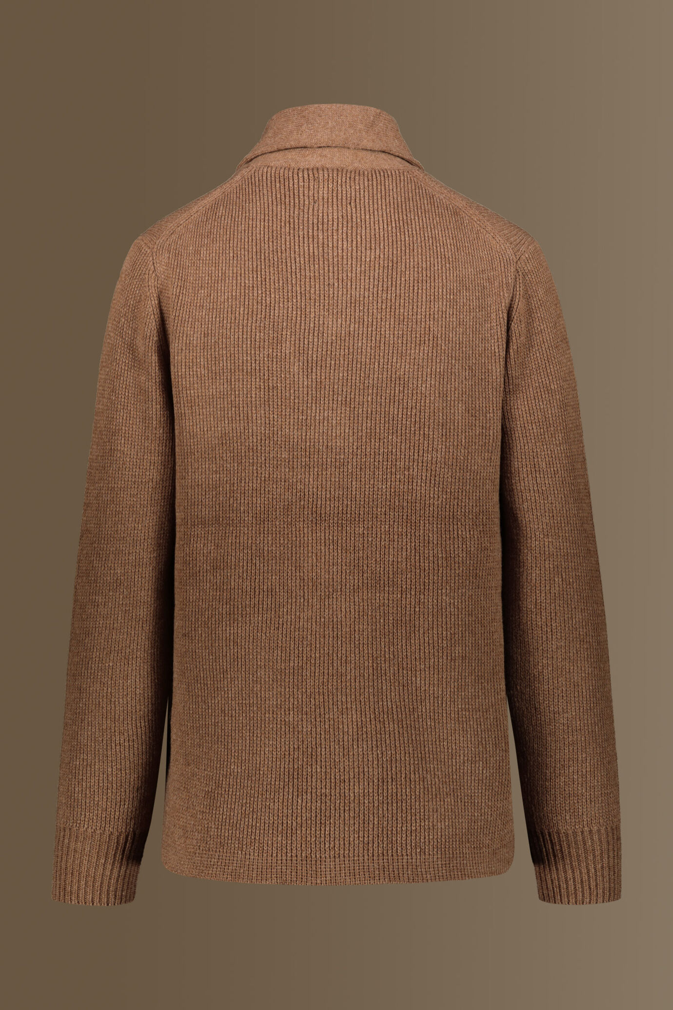 Cardigan con collo sciallato image number 4