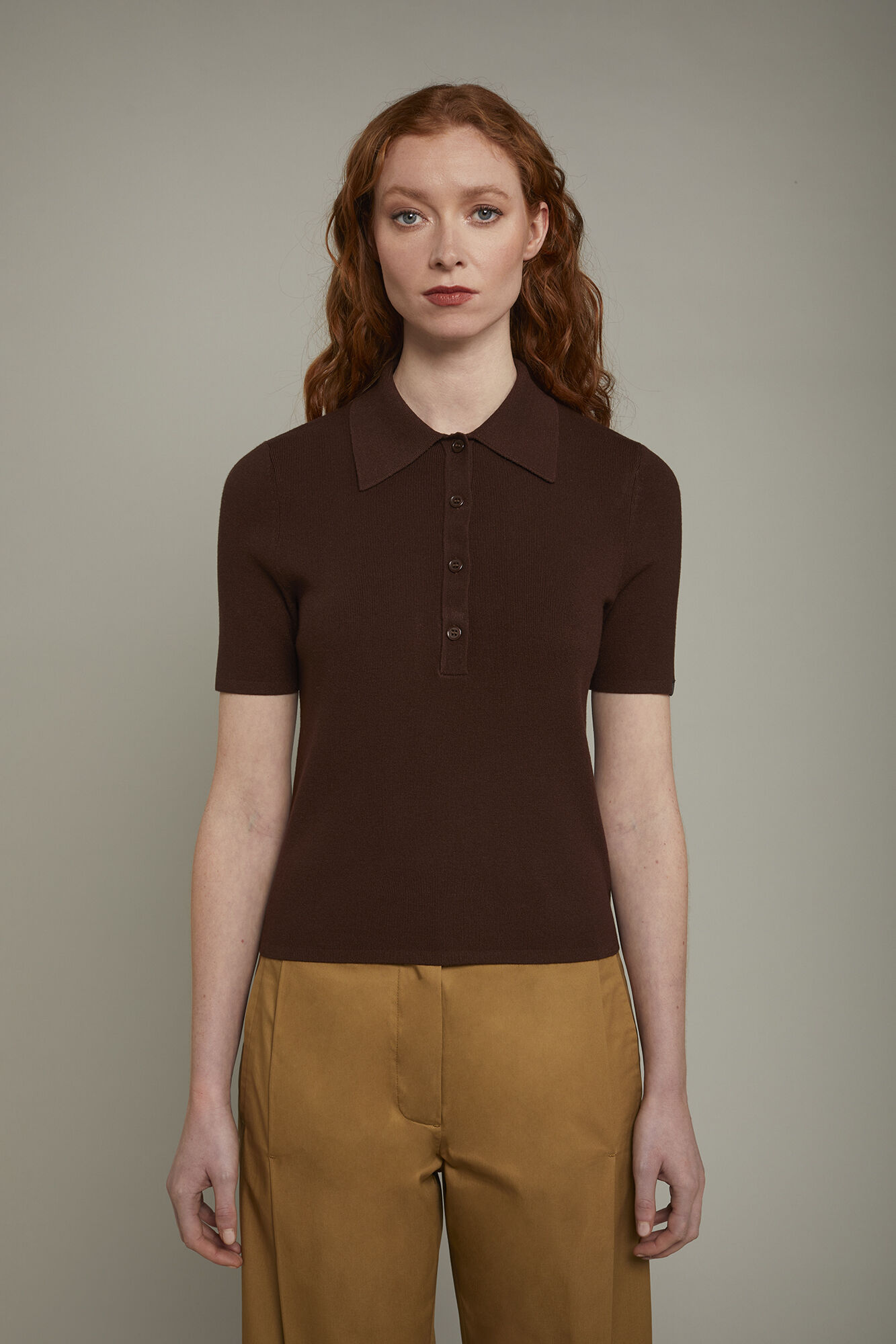 Women s solid color polo shirt with short sleeve Doppelganger Sweaters Men s Online