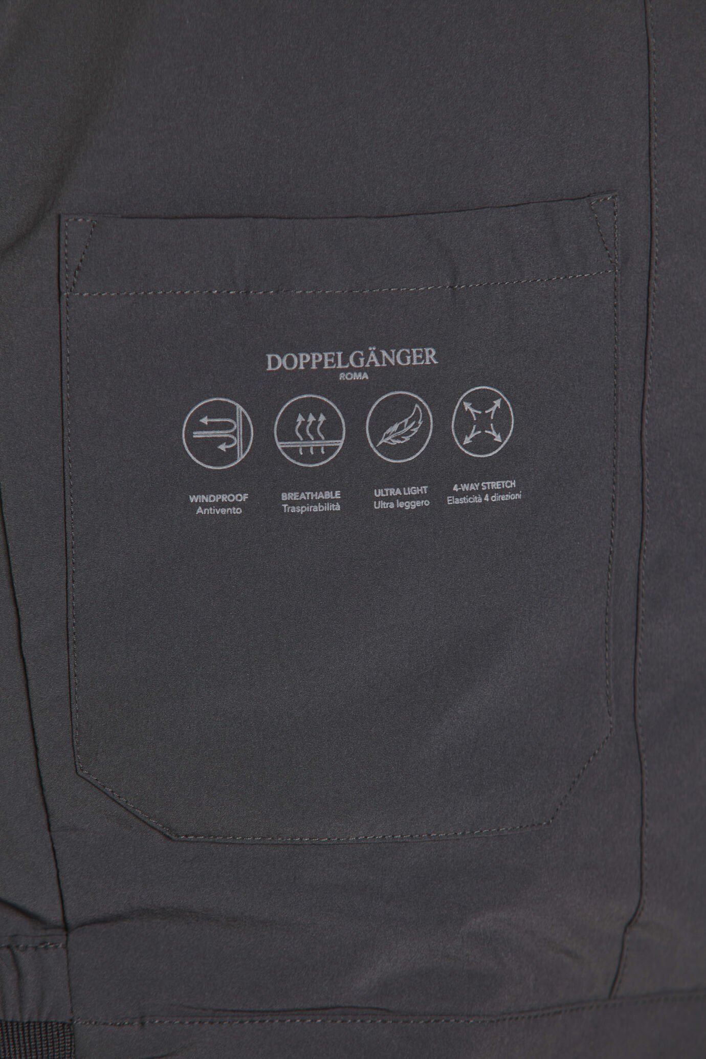 Giacca sailor impermeabile con zip image number 4