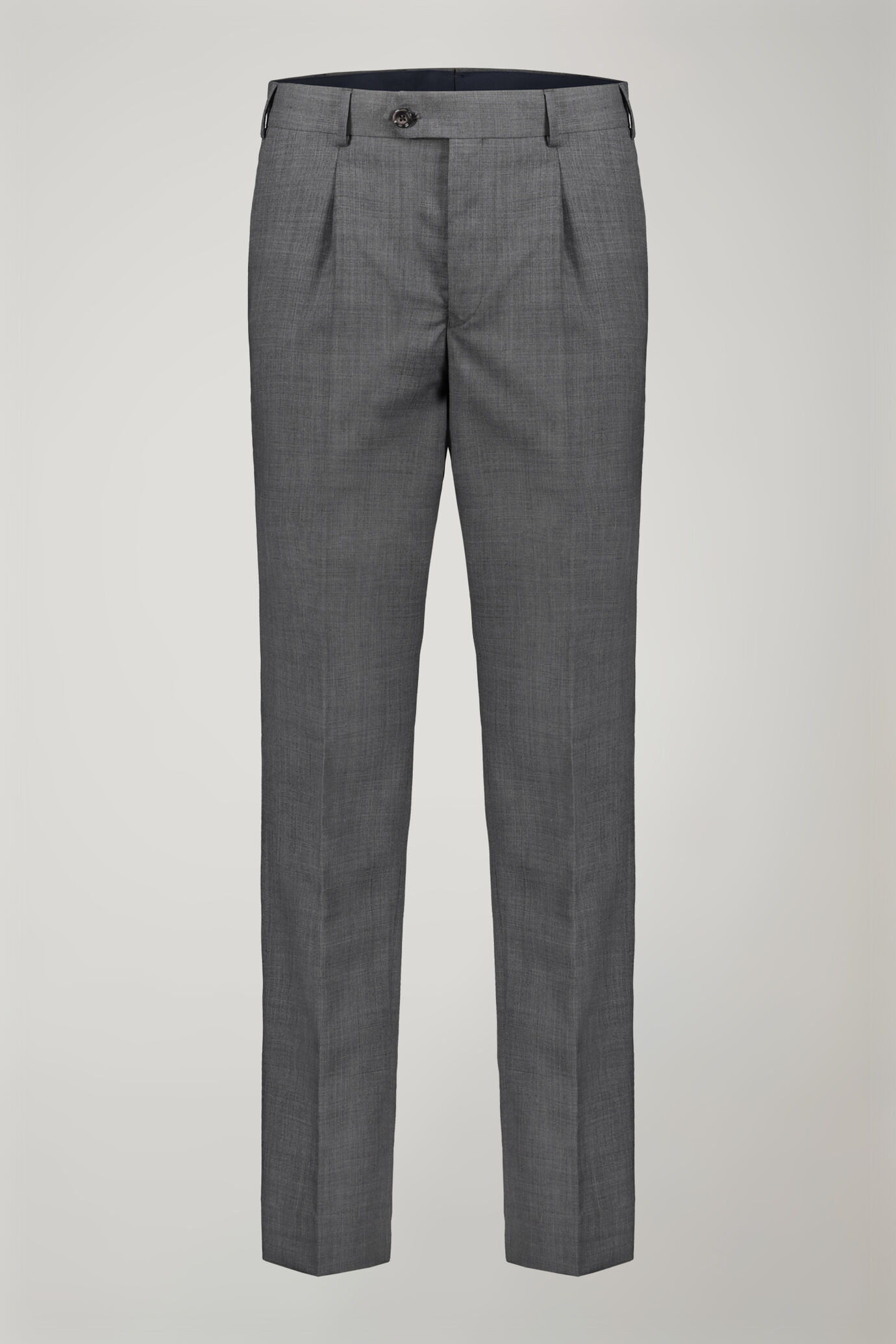 Abito uomo Wool Blend monopetto tessuto grisaglia regular fit image number 7