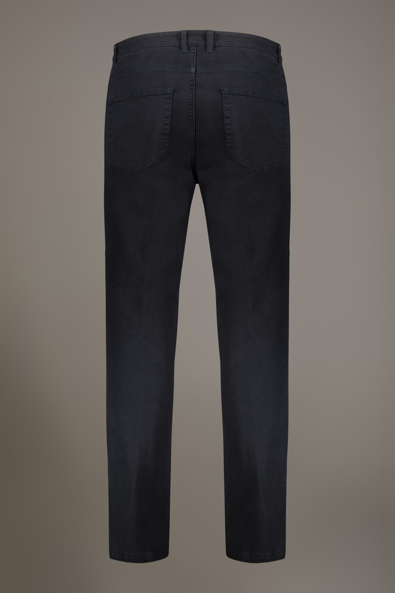 Pantalone 5 tasche regular fit tessuto bull twill image number 6