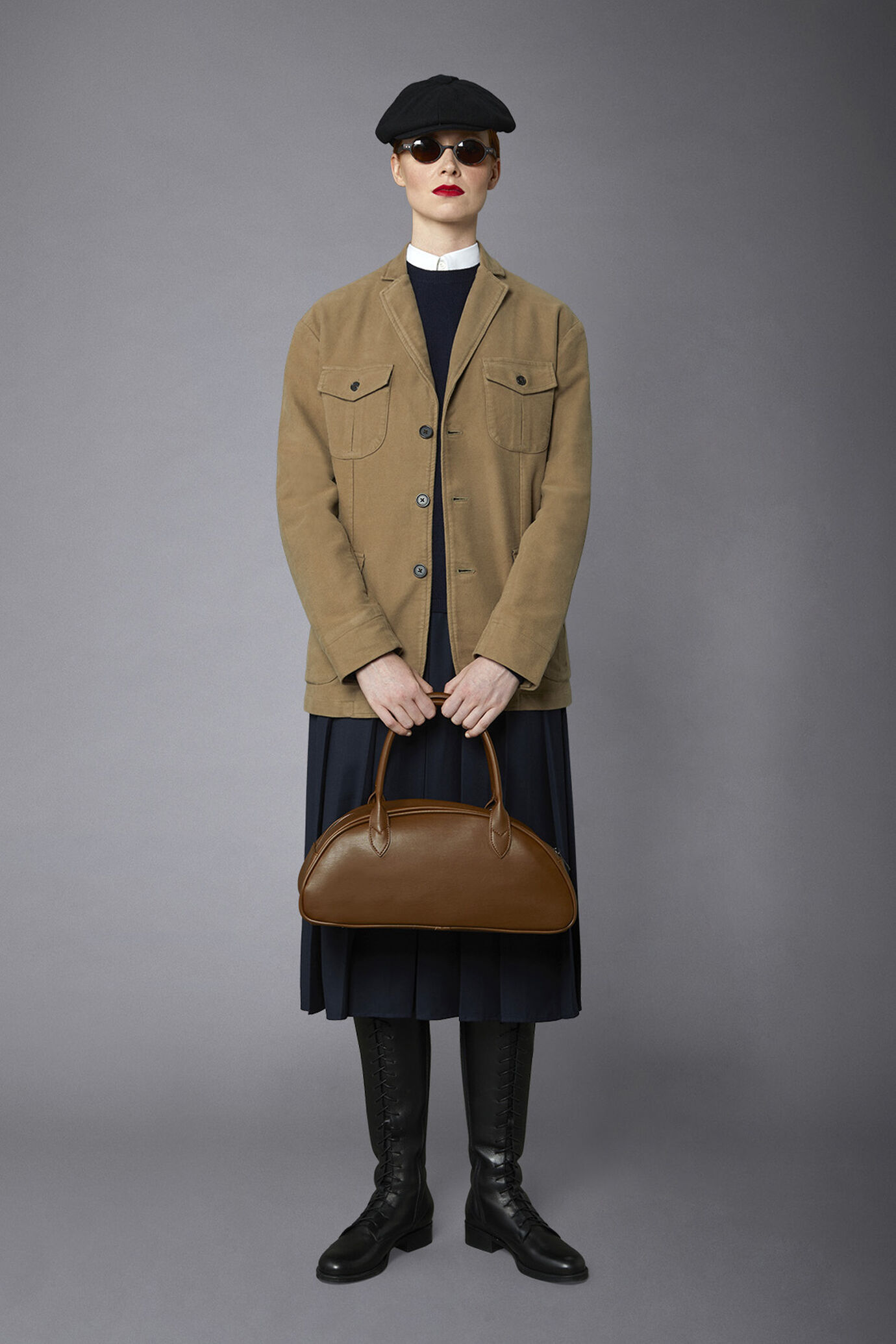 Field jacket genderless in fustagno tinta unita regular fit image number 1