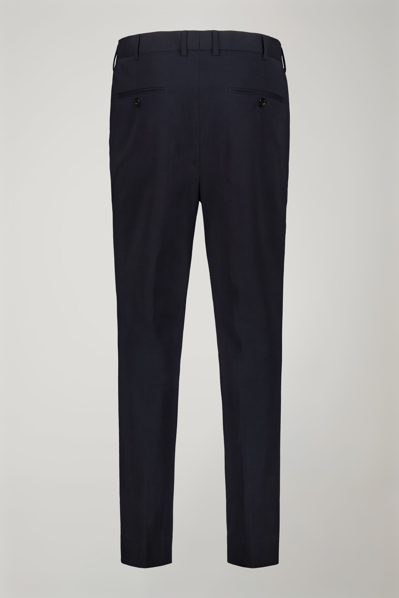Men’s trousers in jersey without pleats with classic fold regular fit image number 5