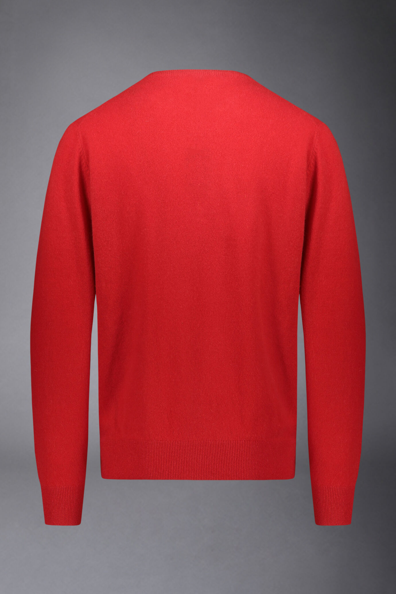 Men's crew neck wool blend lambswool regular fit sweater image number 4