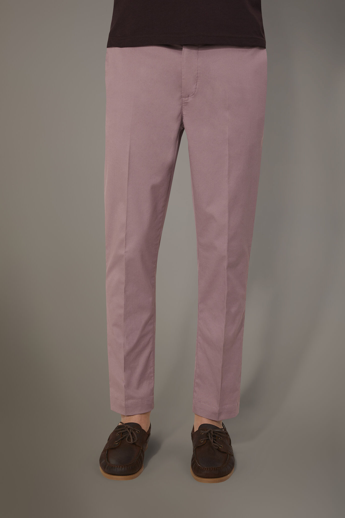 Regular fit trousers in twill construction image number 1