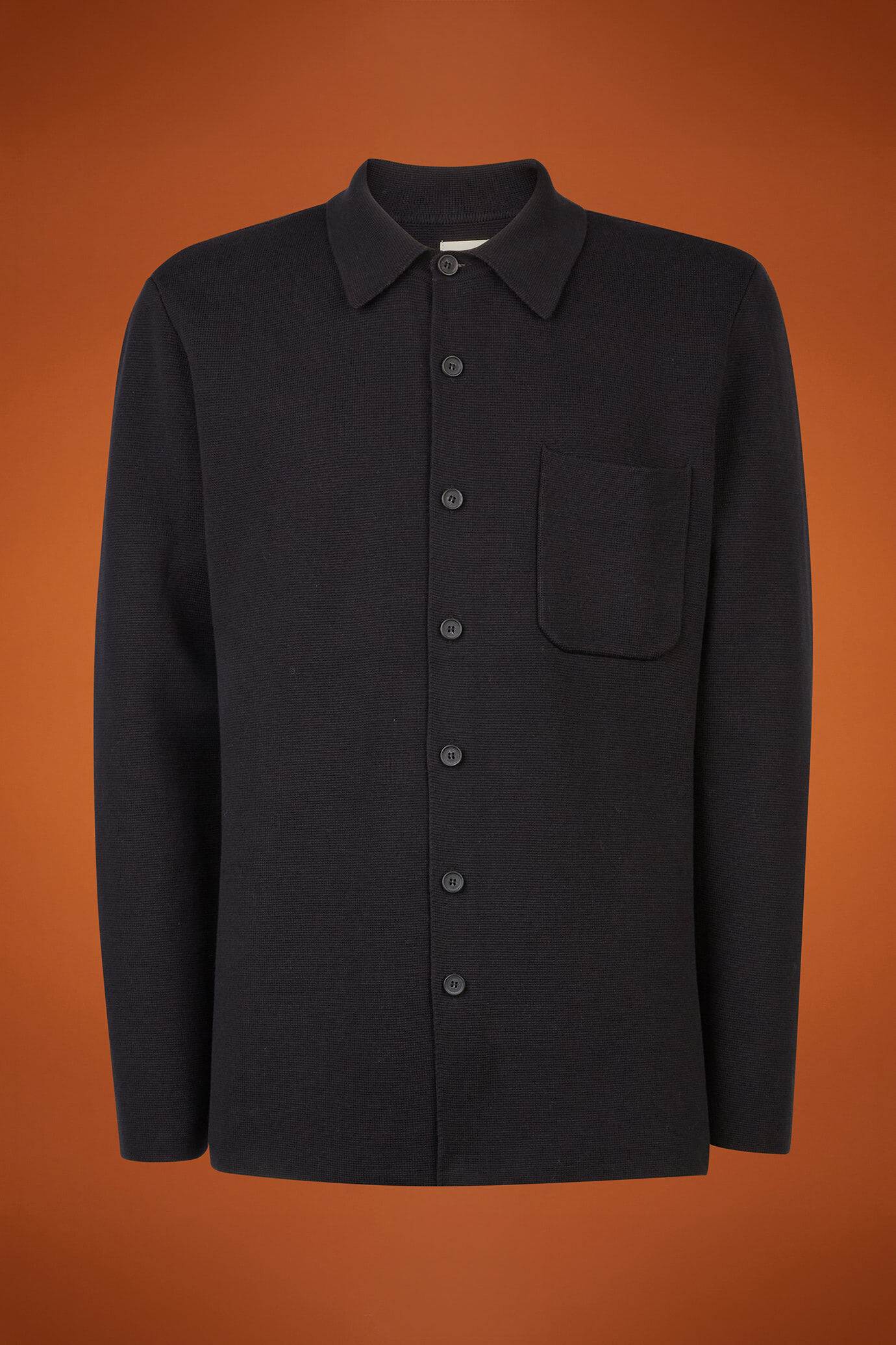 Herrenjacke in normaler Passform aus 100% Baumwolljersey Punto Milano image number 4