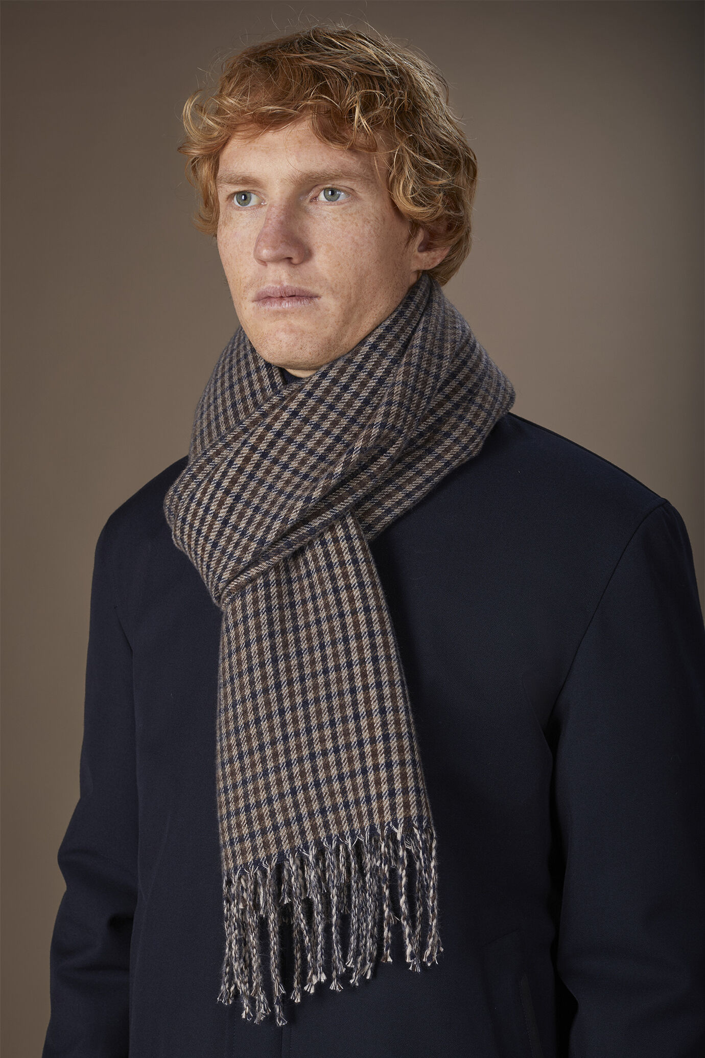 Sciarpa uomo reversibile principe di galles image number 0