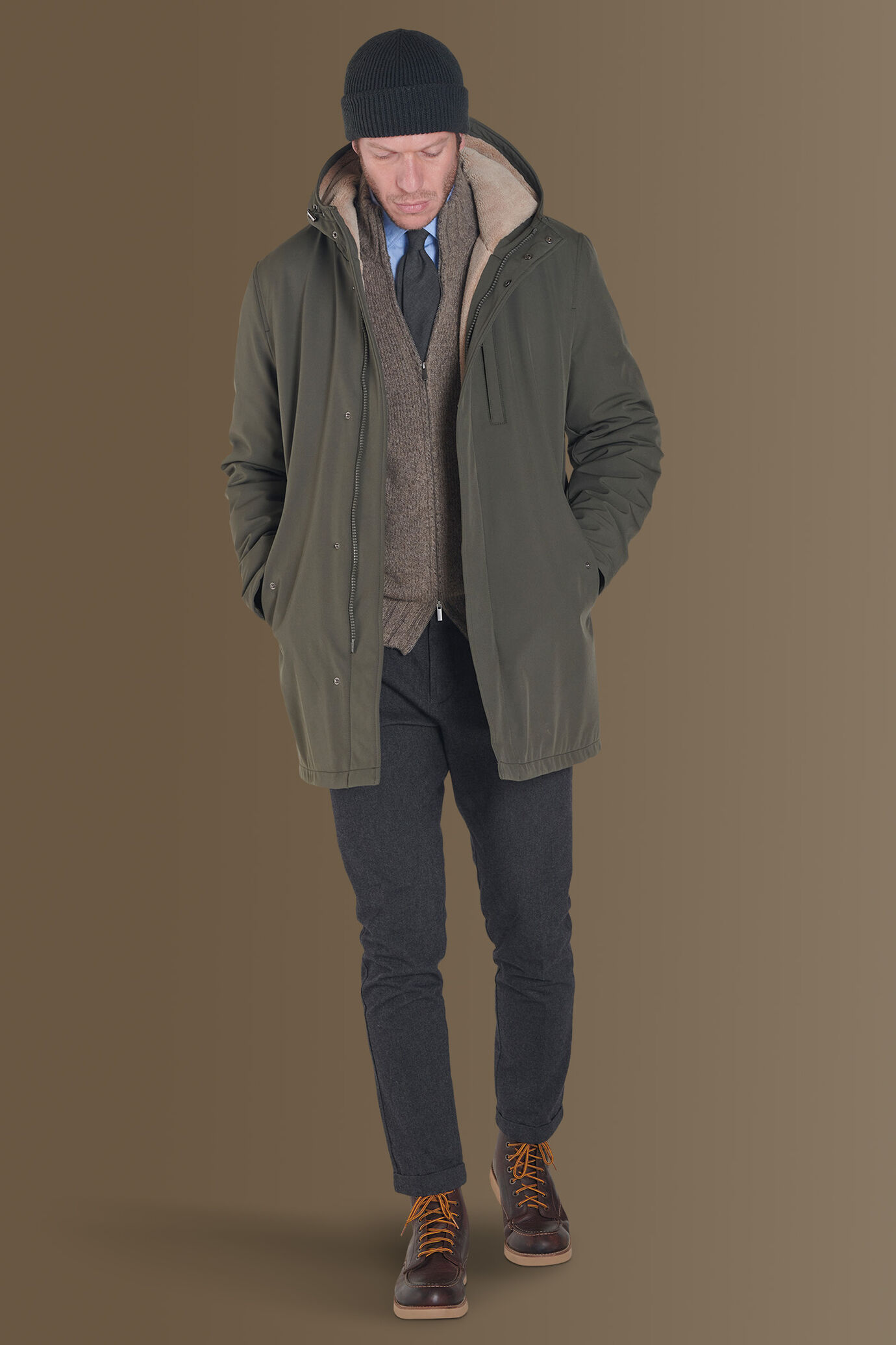 Eskimo bounded fleece with shearling image number 0