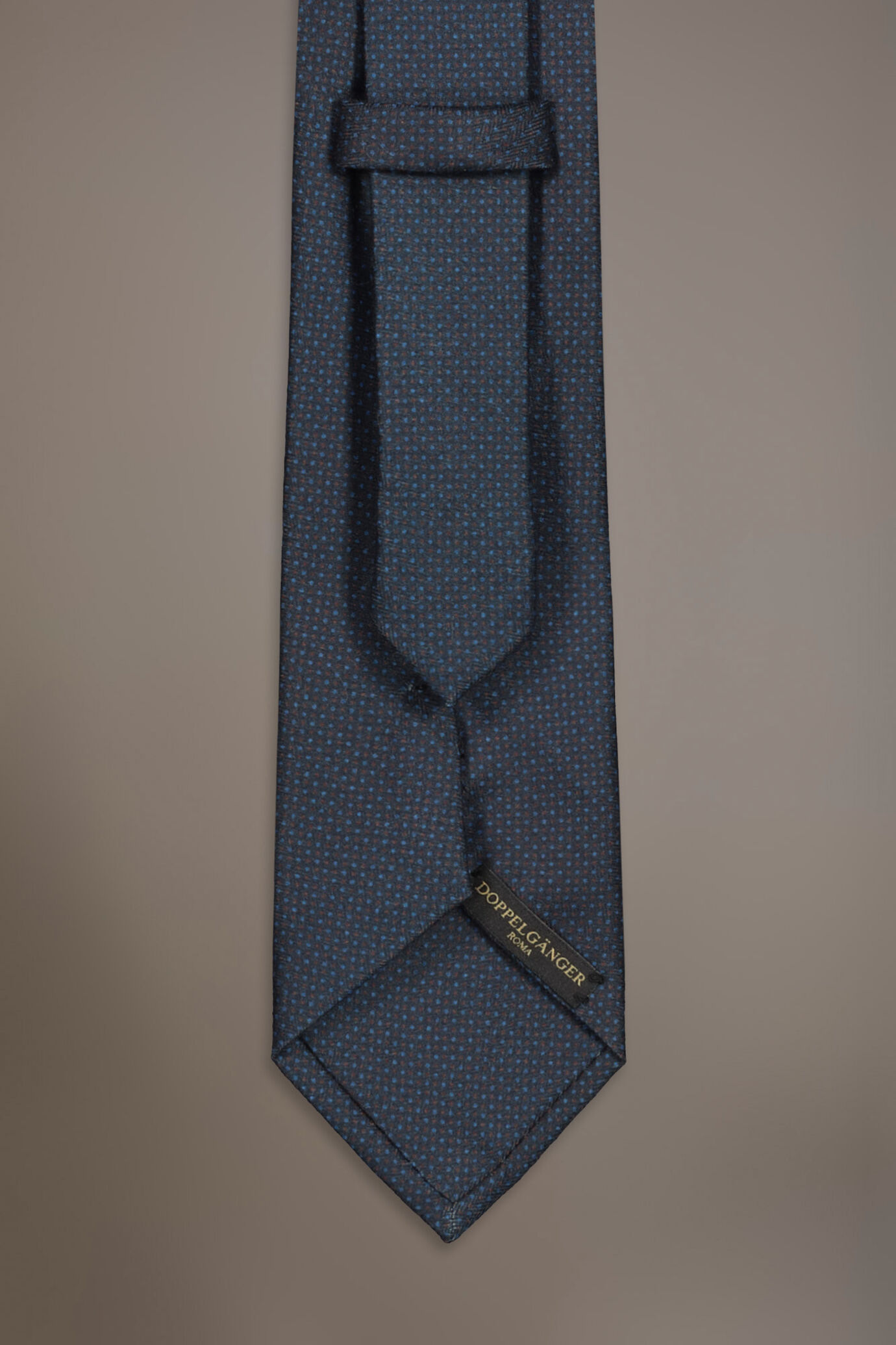 Micro pois fancy wool touch tie image number 1