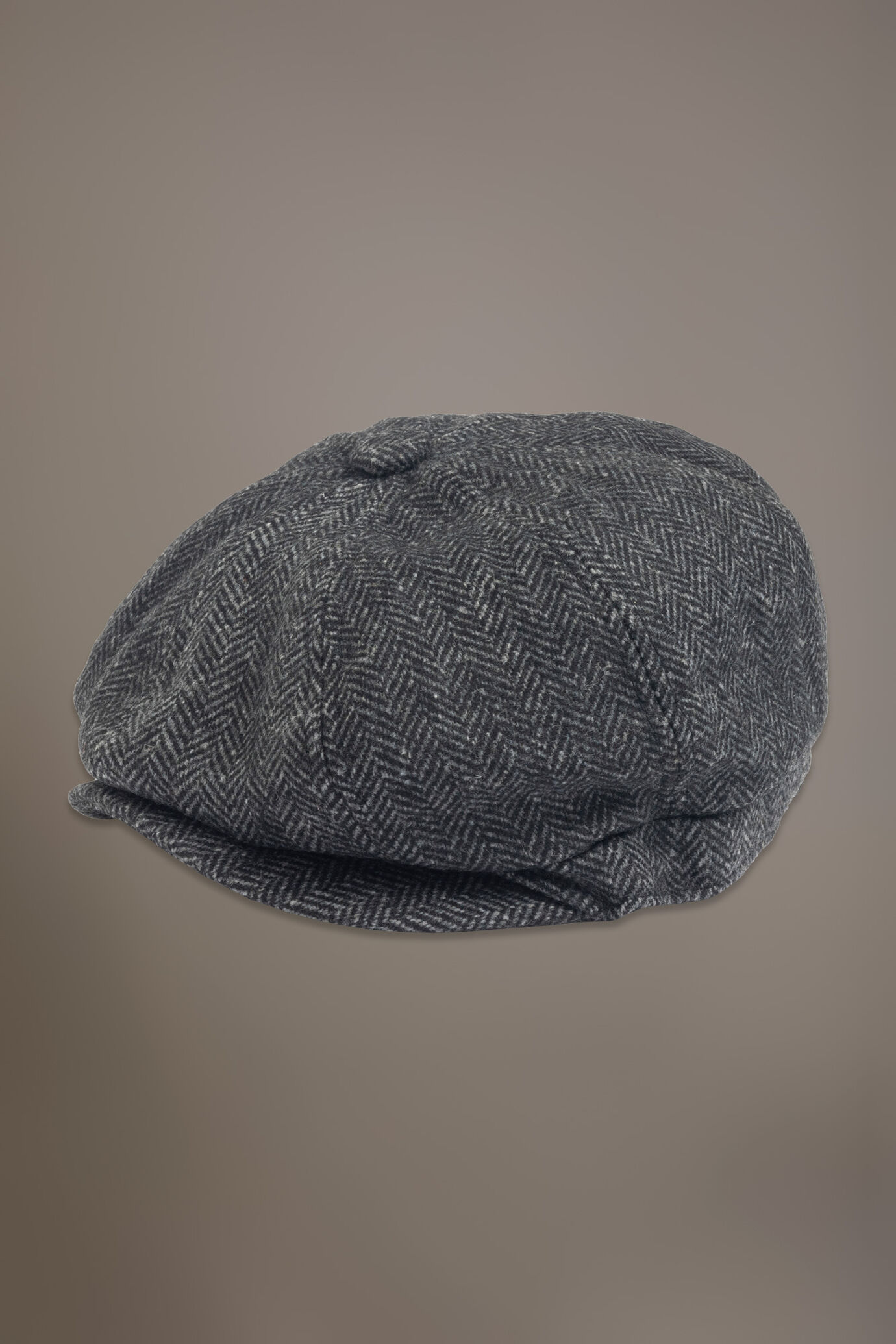 Wool blend newsboy hat image number 1