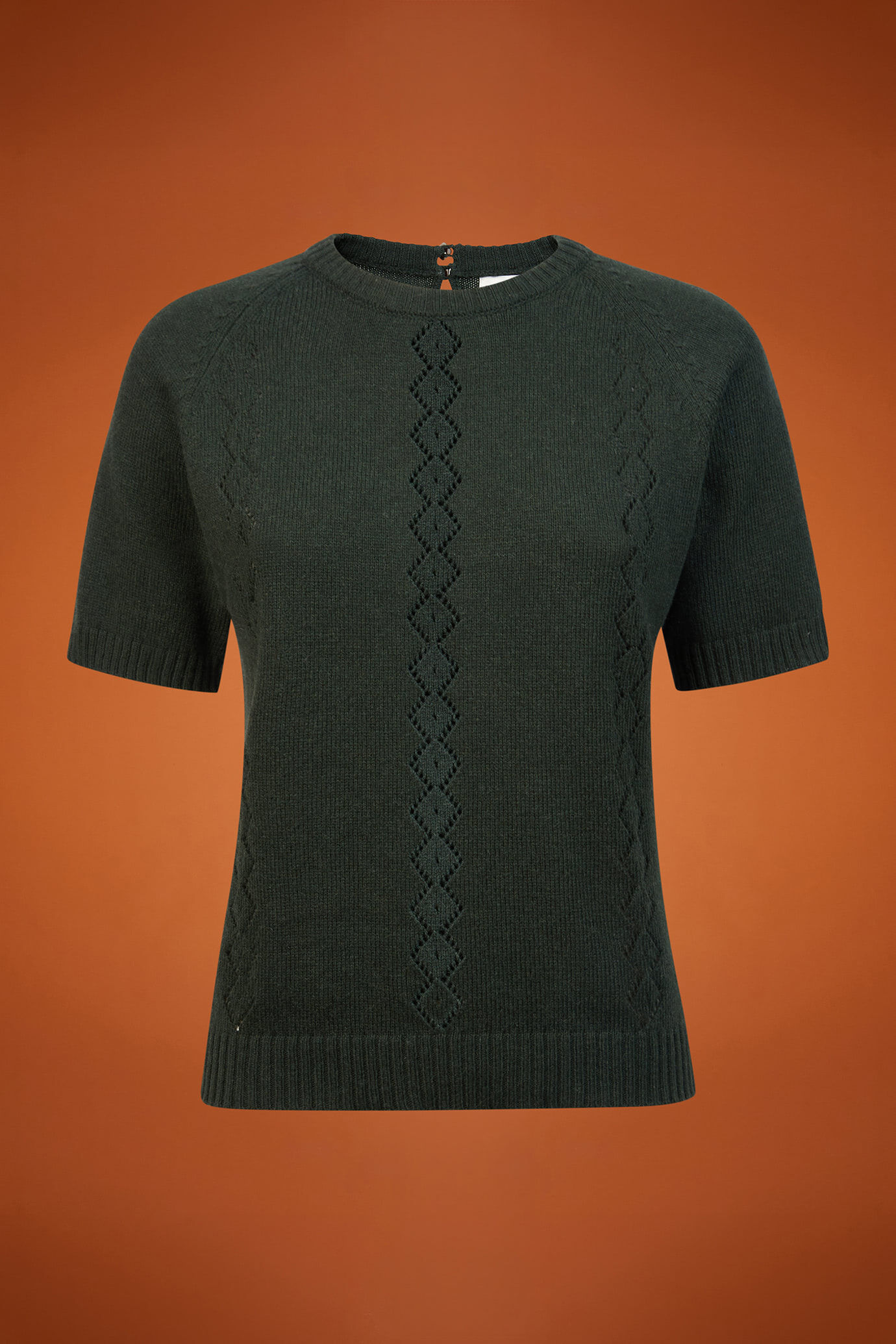 Women's half-sleeve crew neck jumper in a regular fit image number 5