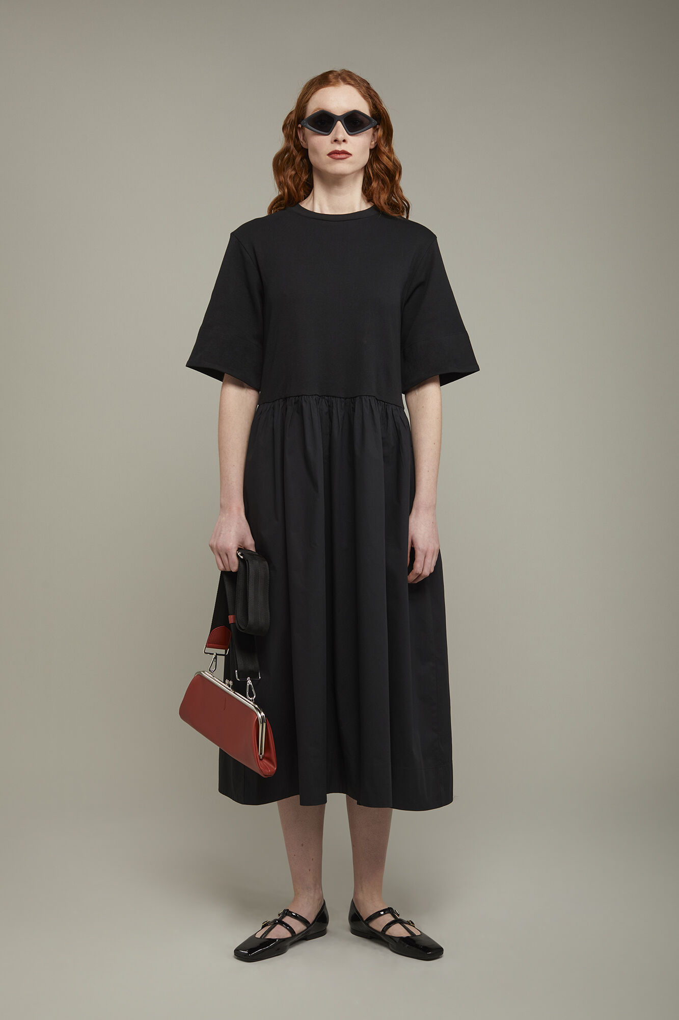 Abito midi donna 100 cotone in jersey regular fit Doppelganger Abiti e Vestiti Uomo Online