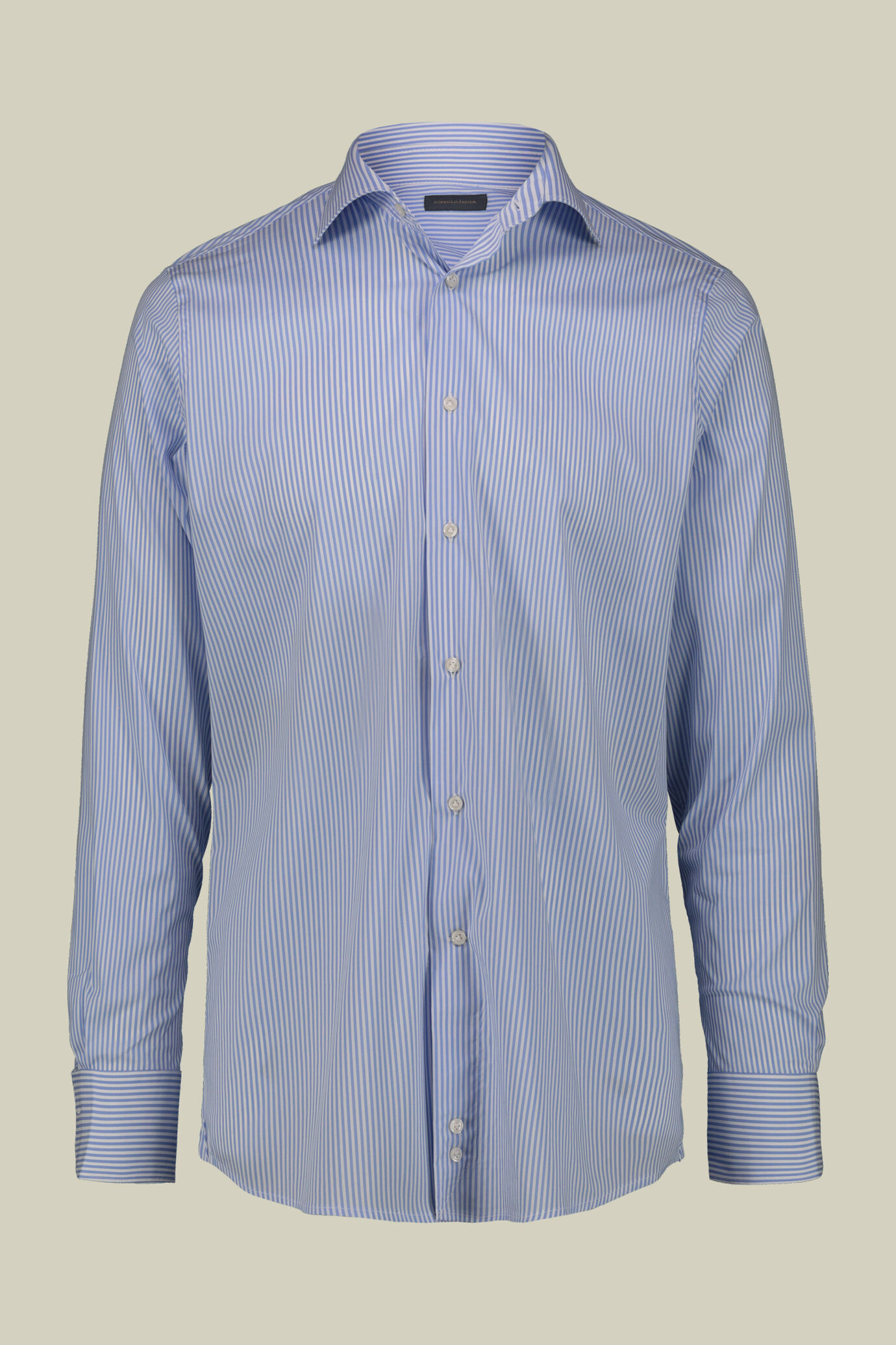 Camicia uomo tecnica rigata collo classico