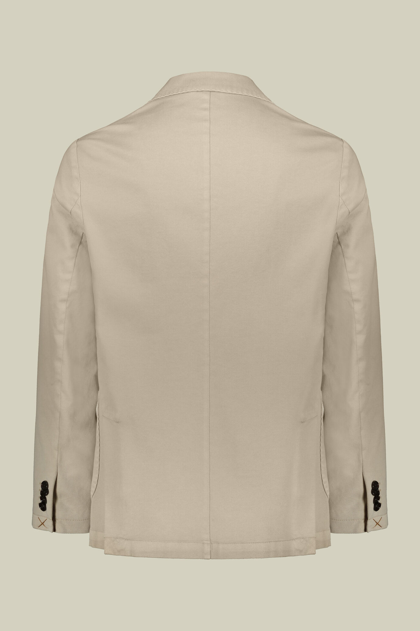 Men’s unlined single-breasted blazer and patch pockets in solid color regular fit image number 1