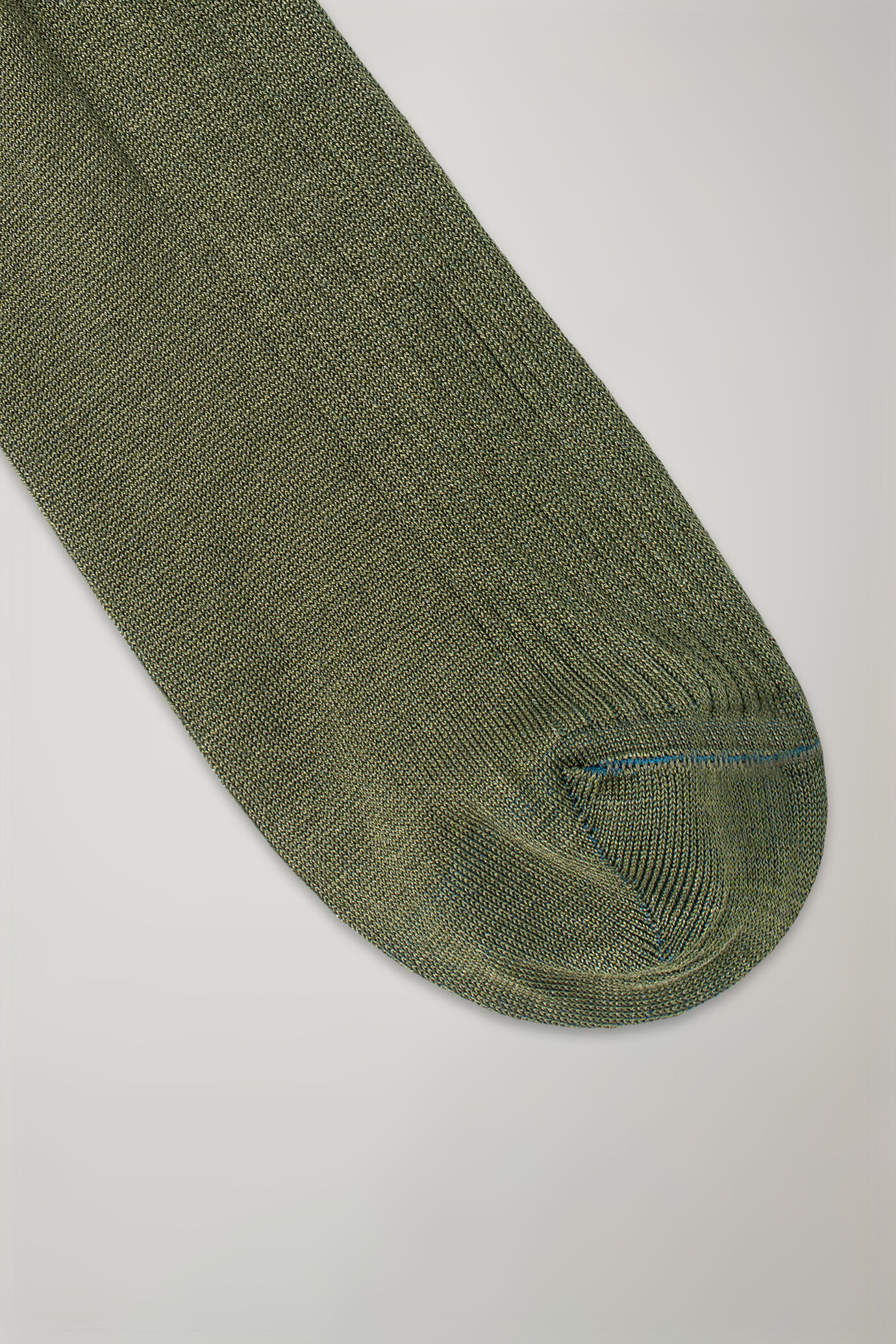 Women’s solid color ribbed socks made in italy image number 1