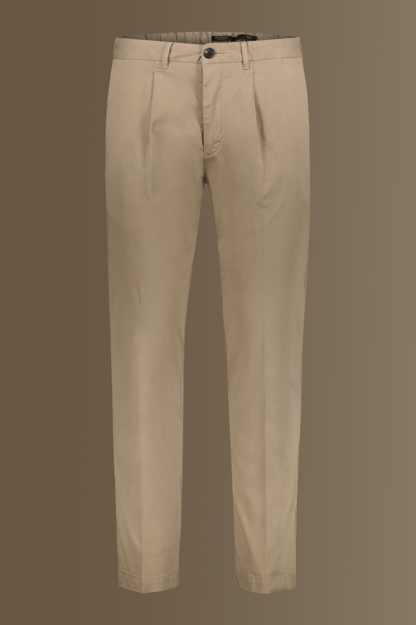 Pantalone uomo con elastico in vita e laccetti image number 5