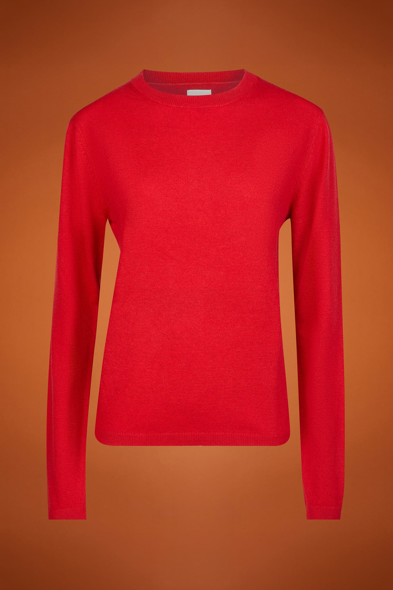 Pull col rond pour femme, coupe classique, en laine et cachemire image number 4