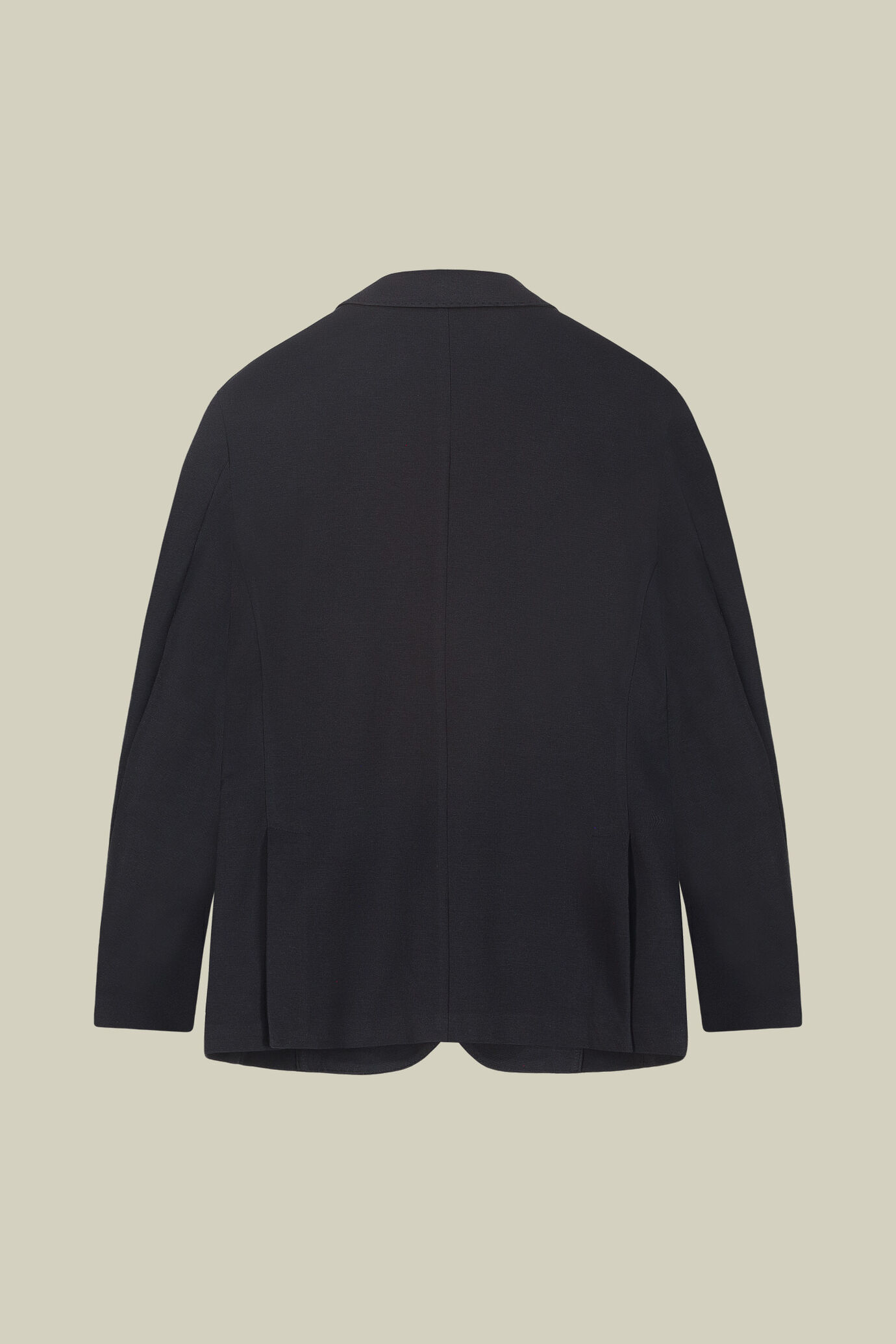 Men&rsquo;s unlined single-breasted jacket in dobby-weave jersey with a regular fit image number 5