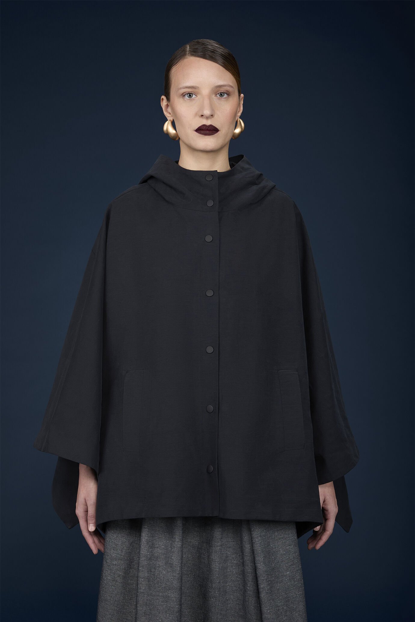 Cape avec capuche pour femme image number 2