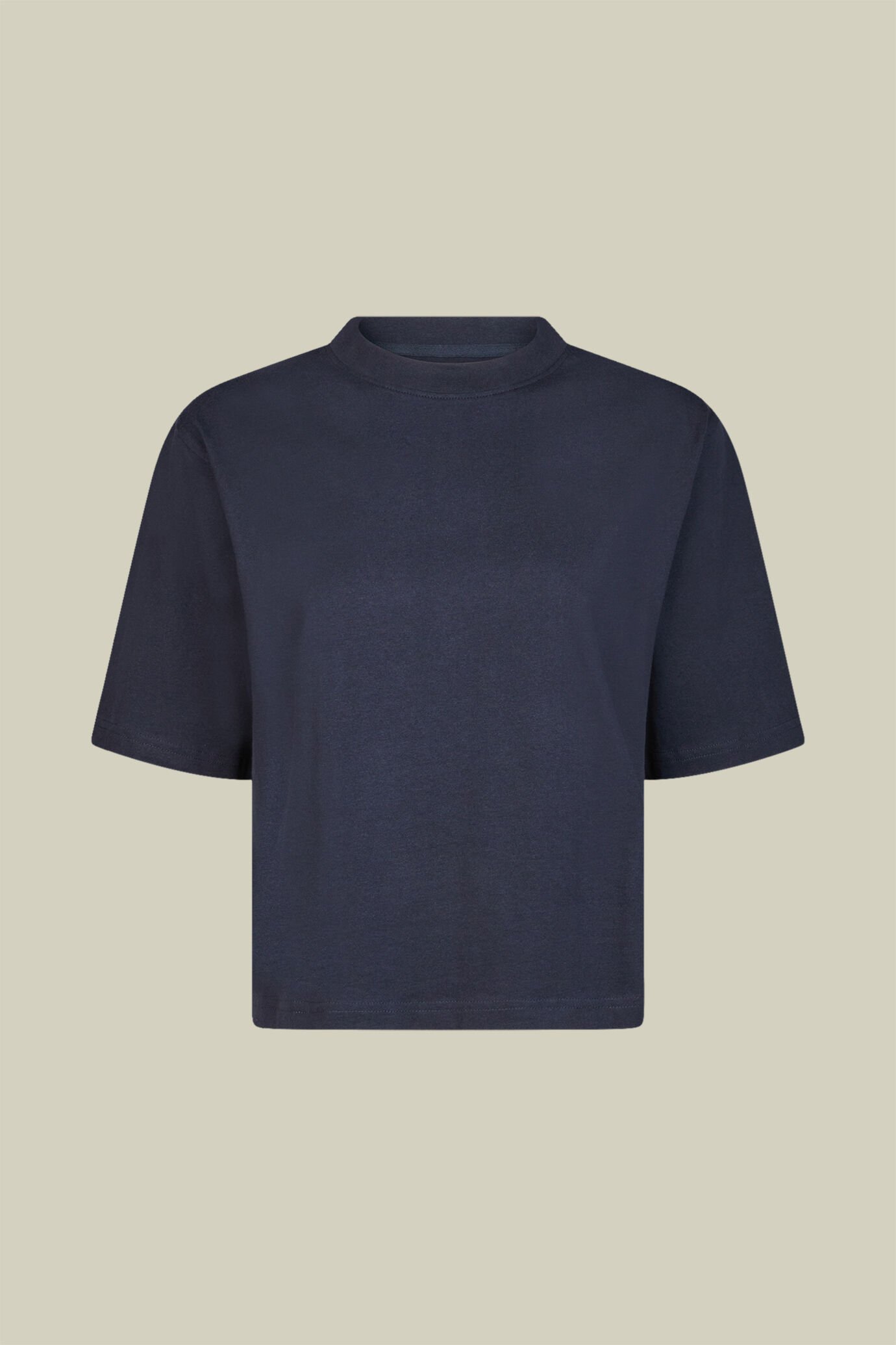 Damen-T-Shirt mit Rundhalsausschnitt und halblangen Ärmeln aus 100 % Baumwolle in normaler Passform image number 4