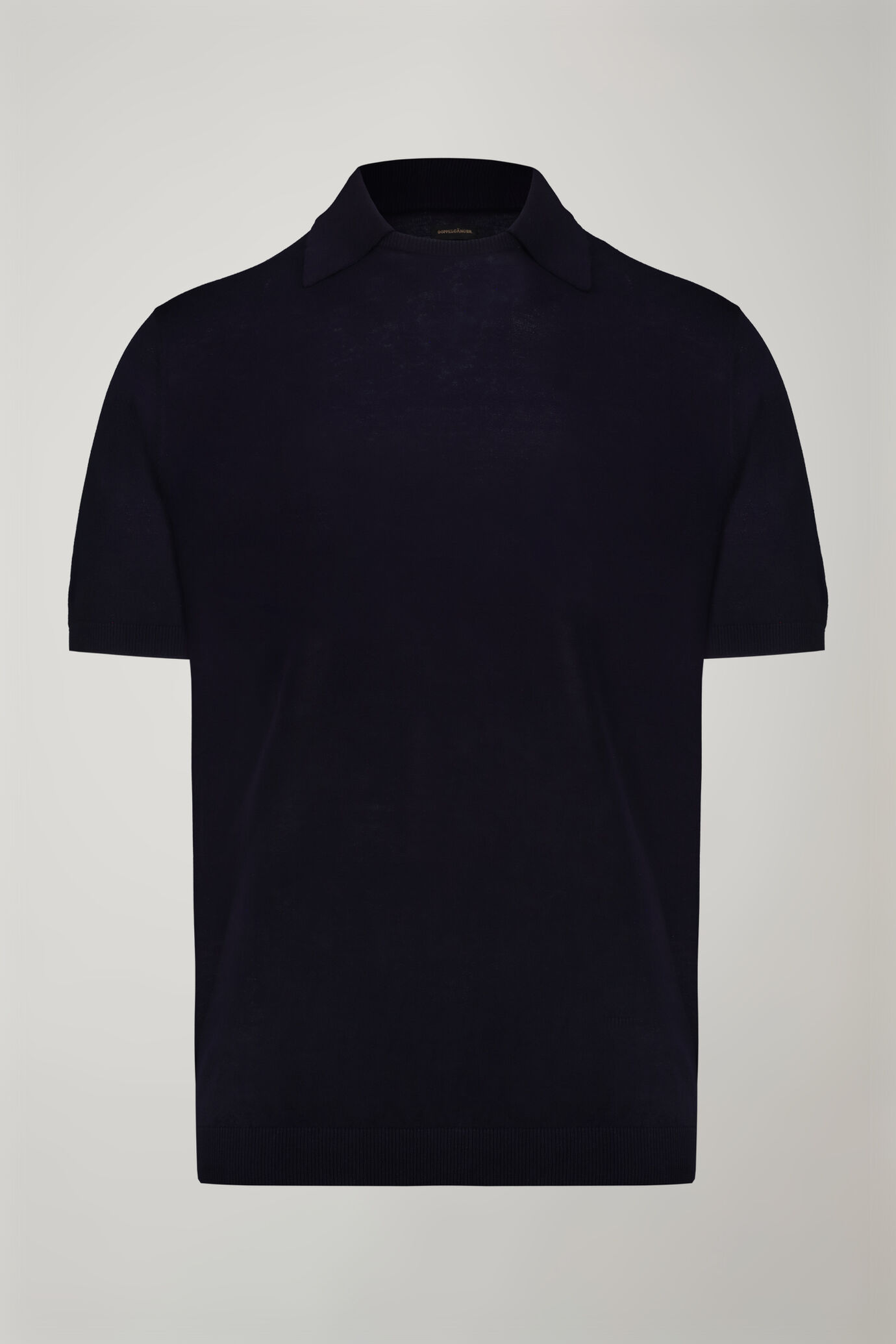 Polo homme à col rond en maille 100 % coton à manches courtes coupe régulière image number 4