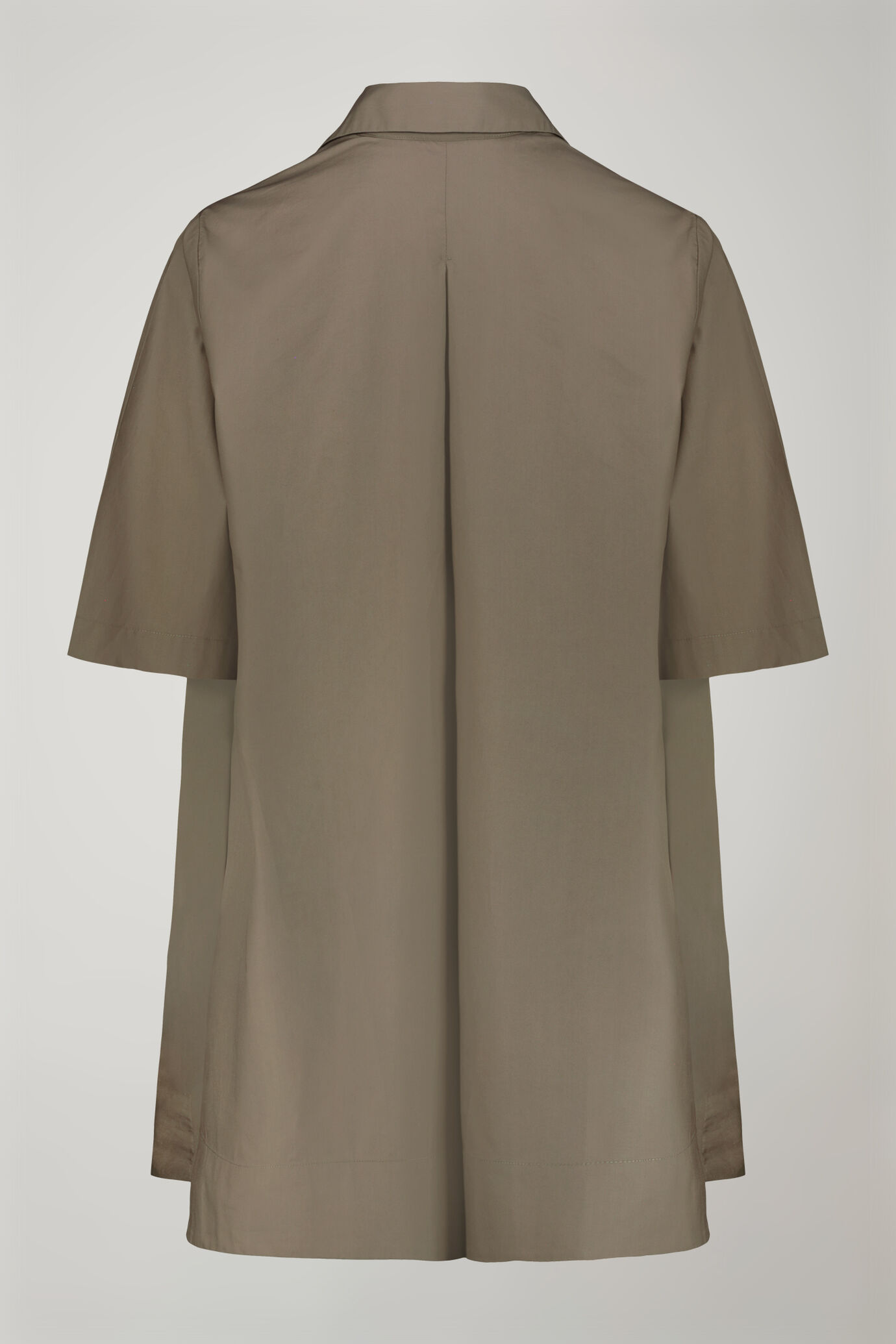 Kleid f&uuml;r Damen aus 100 % Baumwolle mit Polokragen in normaler Passform image number 4