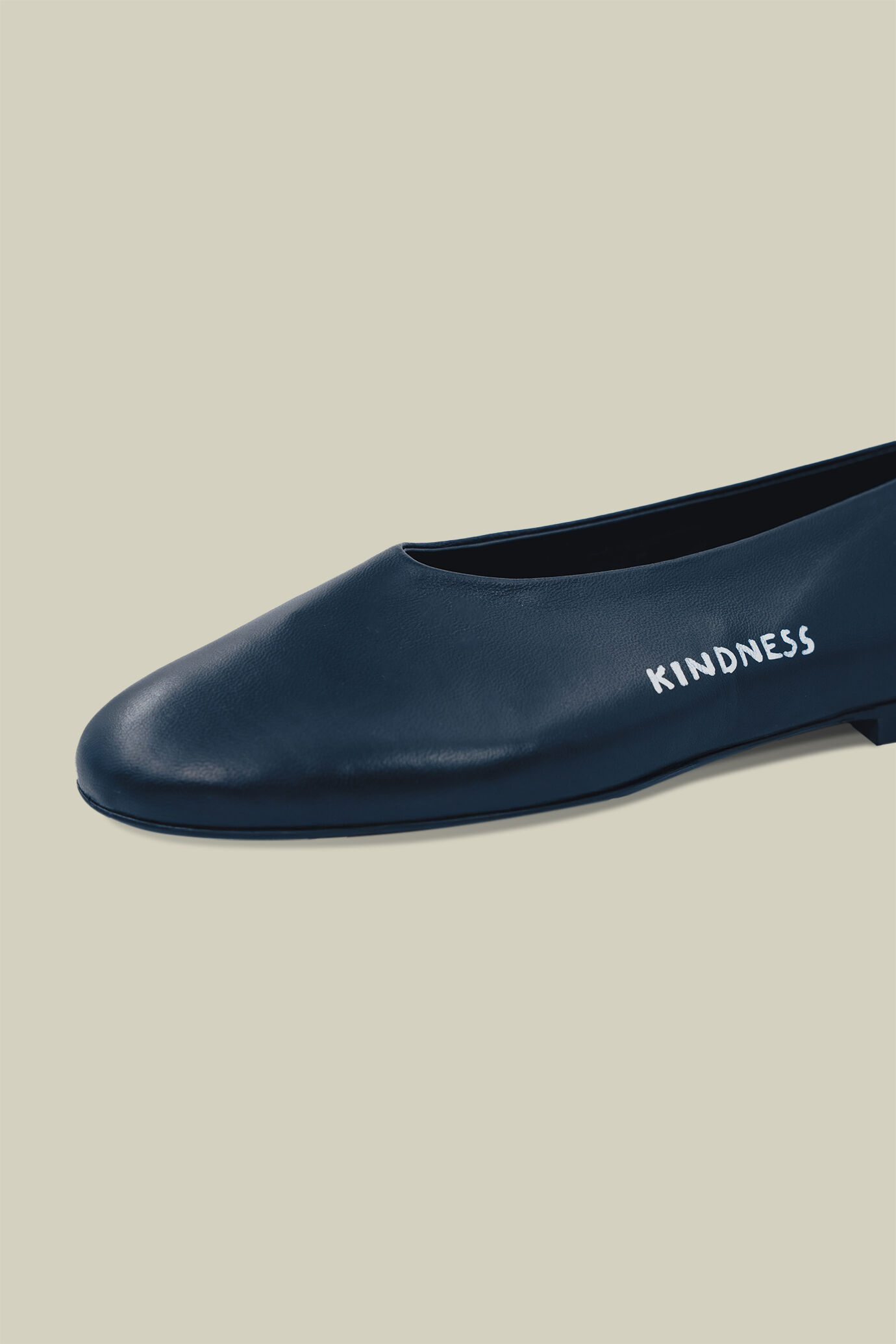 Damen-Ballerinas 100 % Leder handbemalt "Imperfection” Limitierte Edition image number 4