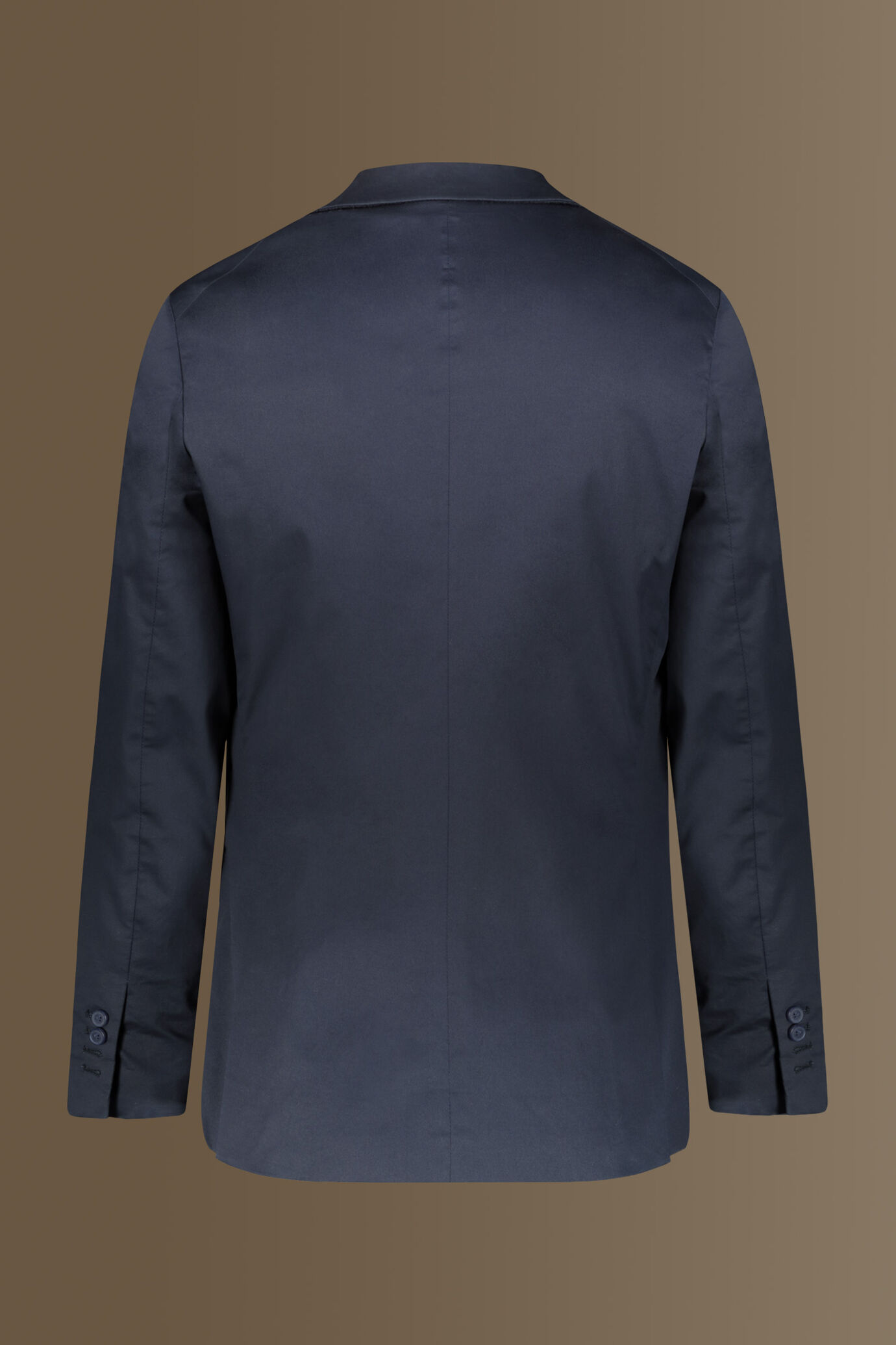 Blazer in cotone tinta unita image number 1