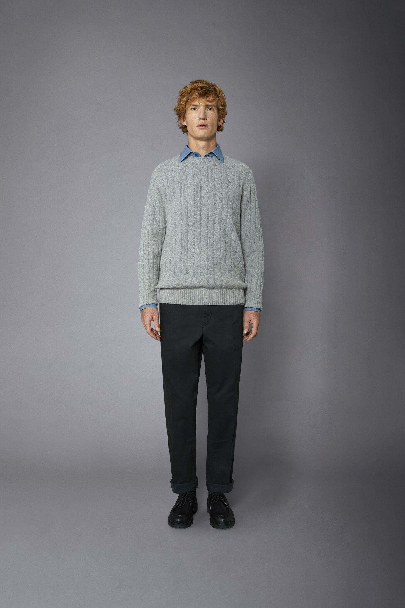 Pantalone chino uomo costruzione twill comfort fit image number 2