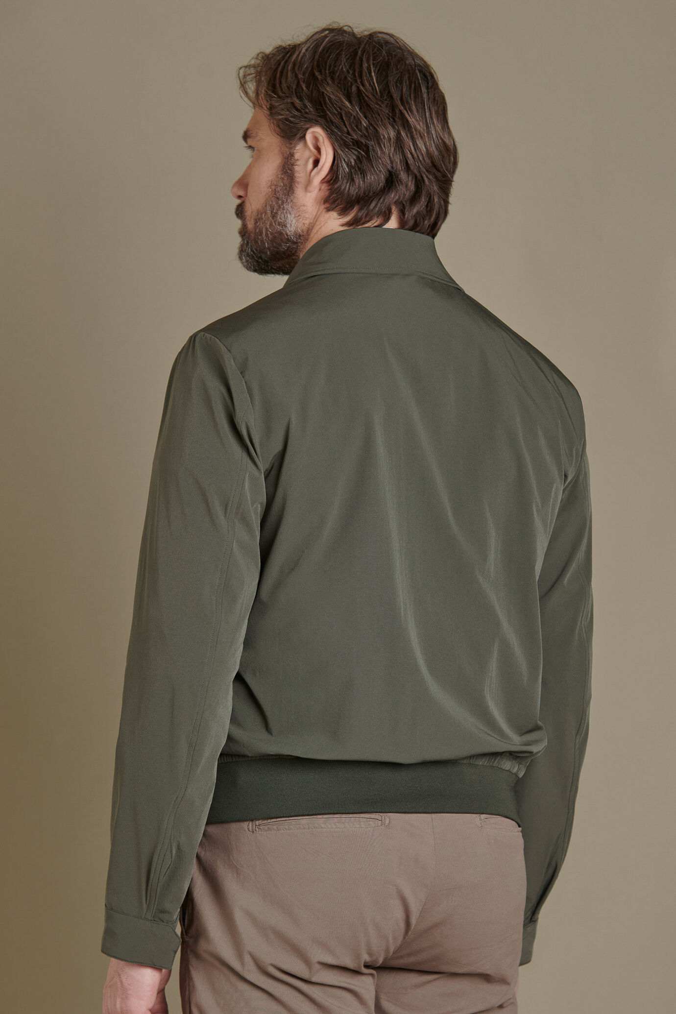Waterproof sailor jacket with zip image number 3