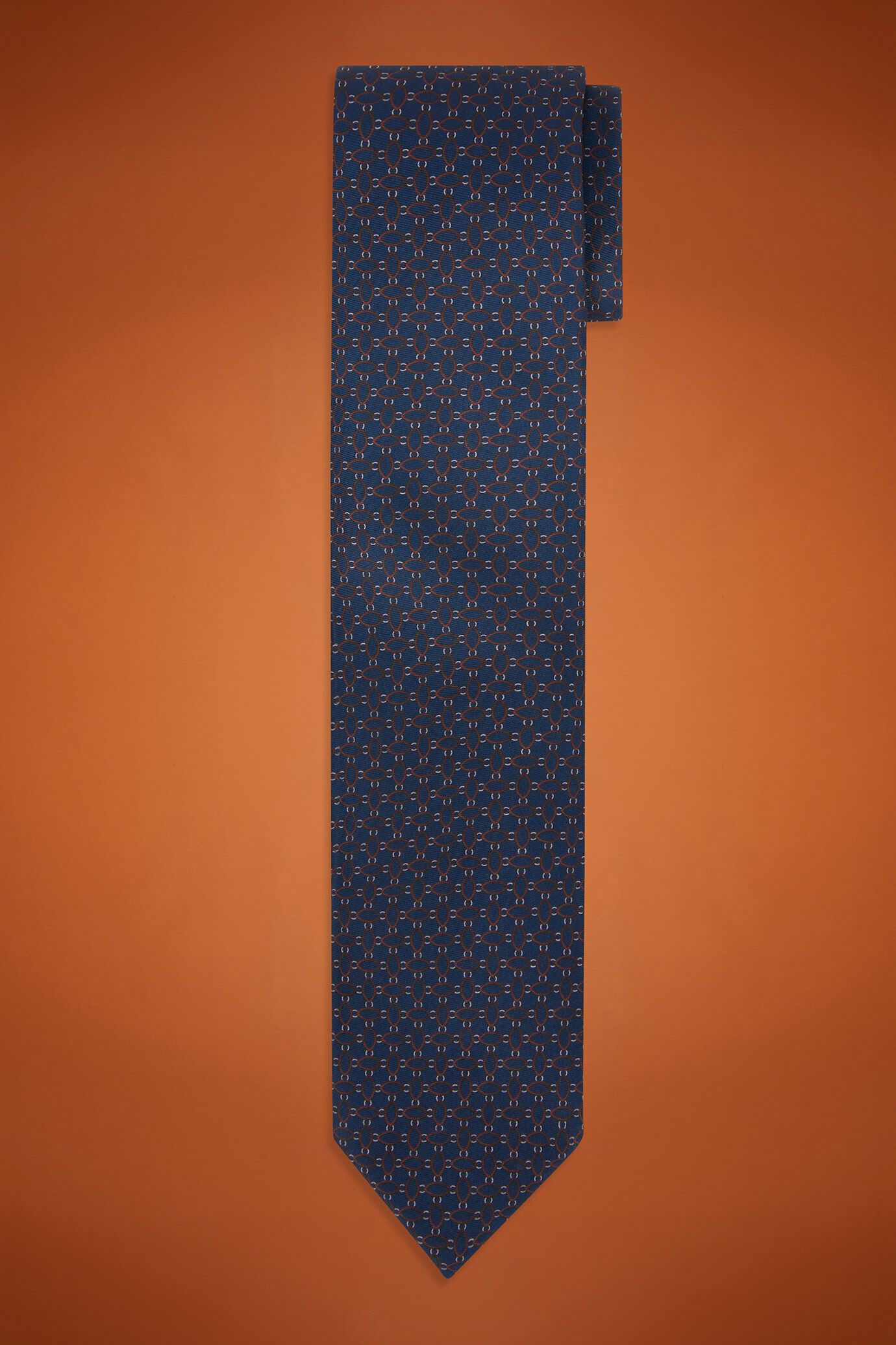 Cravatta uomo micro fantasia image number 0
