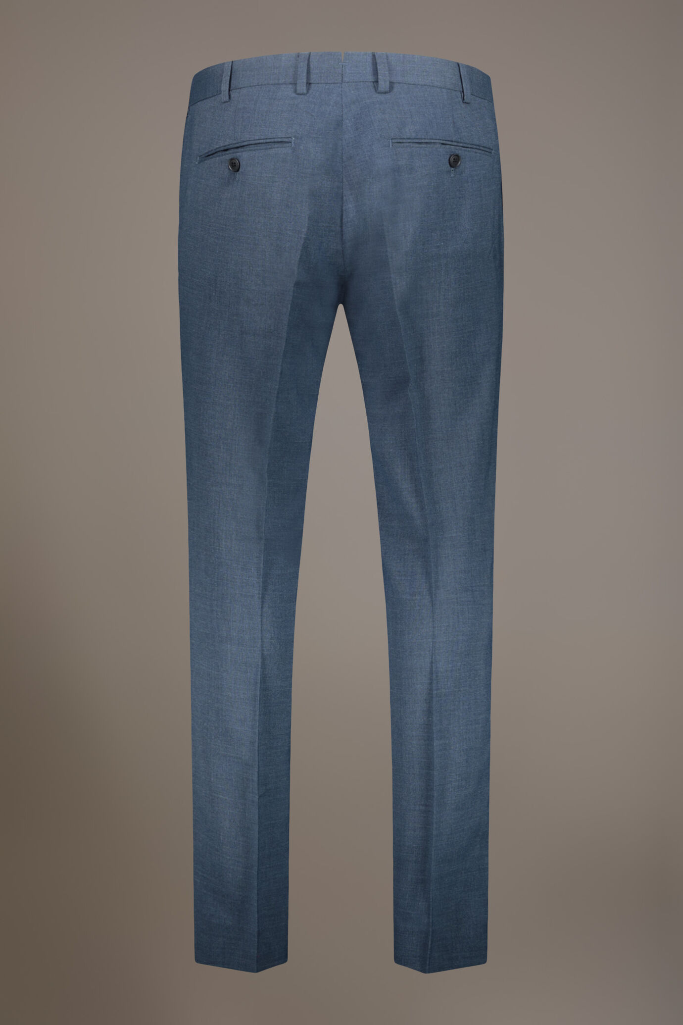 Regular fit single-breasted suit in grisaille fabric image number 7