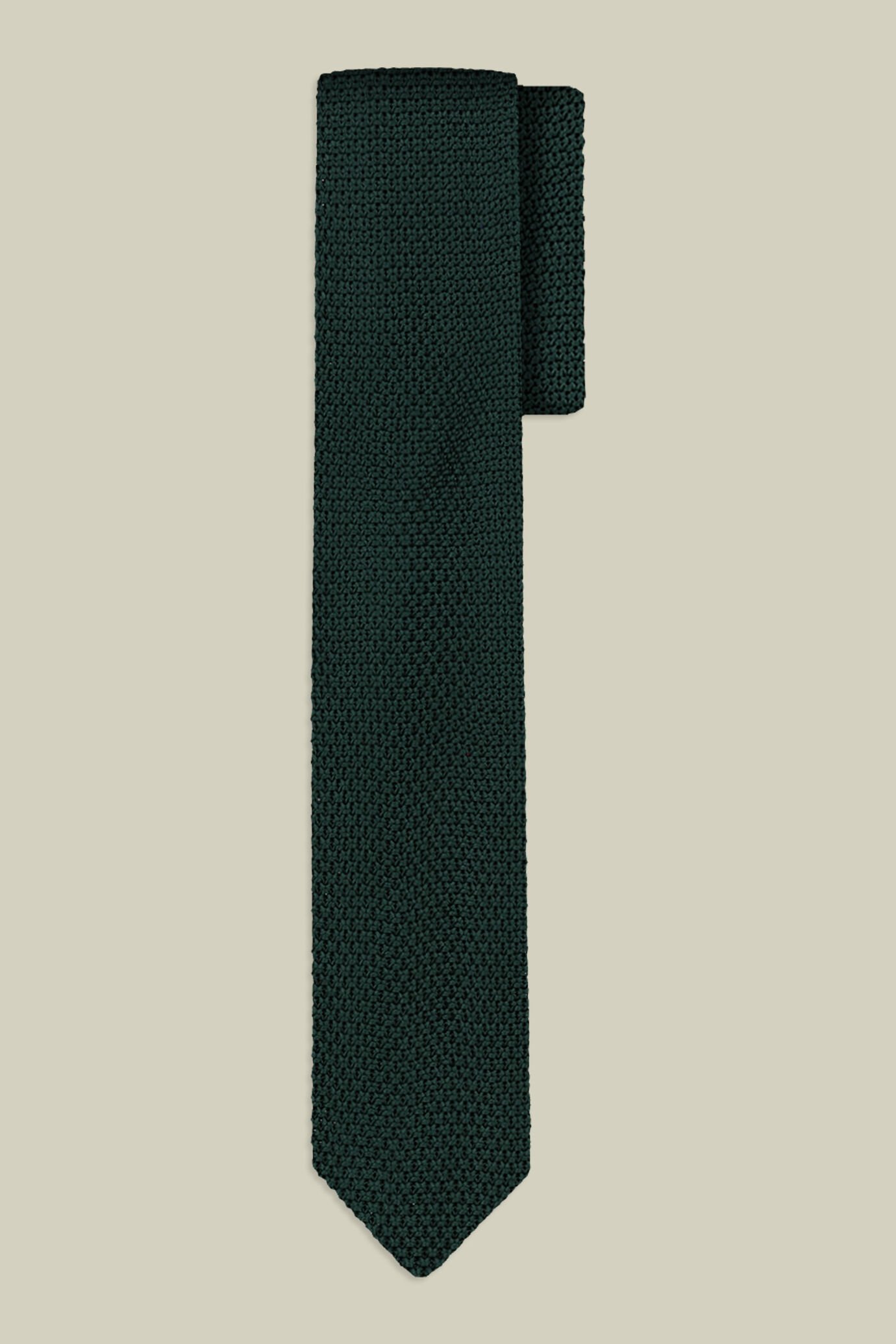 Cravate homme tissée unie
